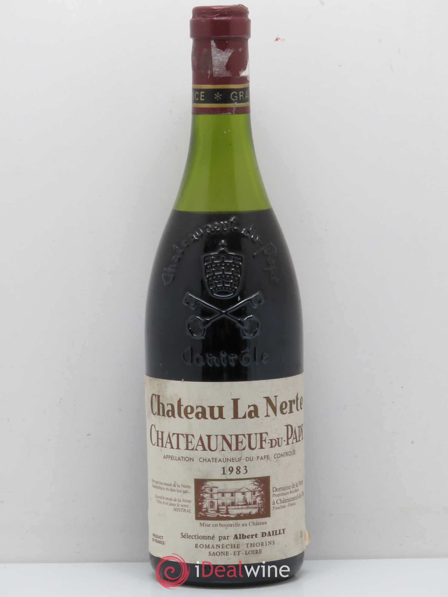 Châteauneuf-du-Pape Château la Nerthe Famille Richard (sans prix de réserve) 1983 - Lot de 1 bouteille - 0