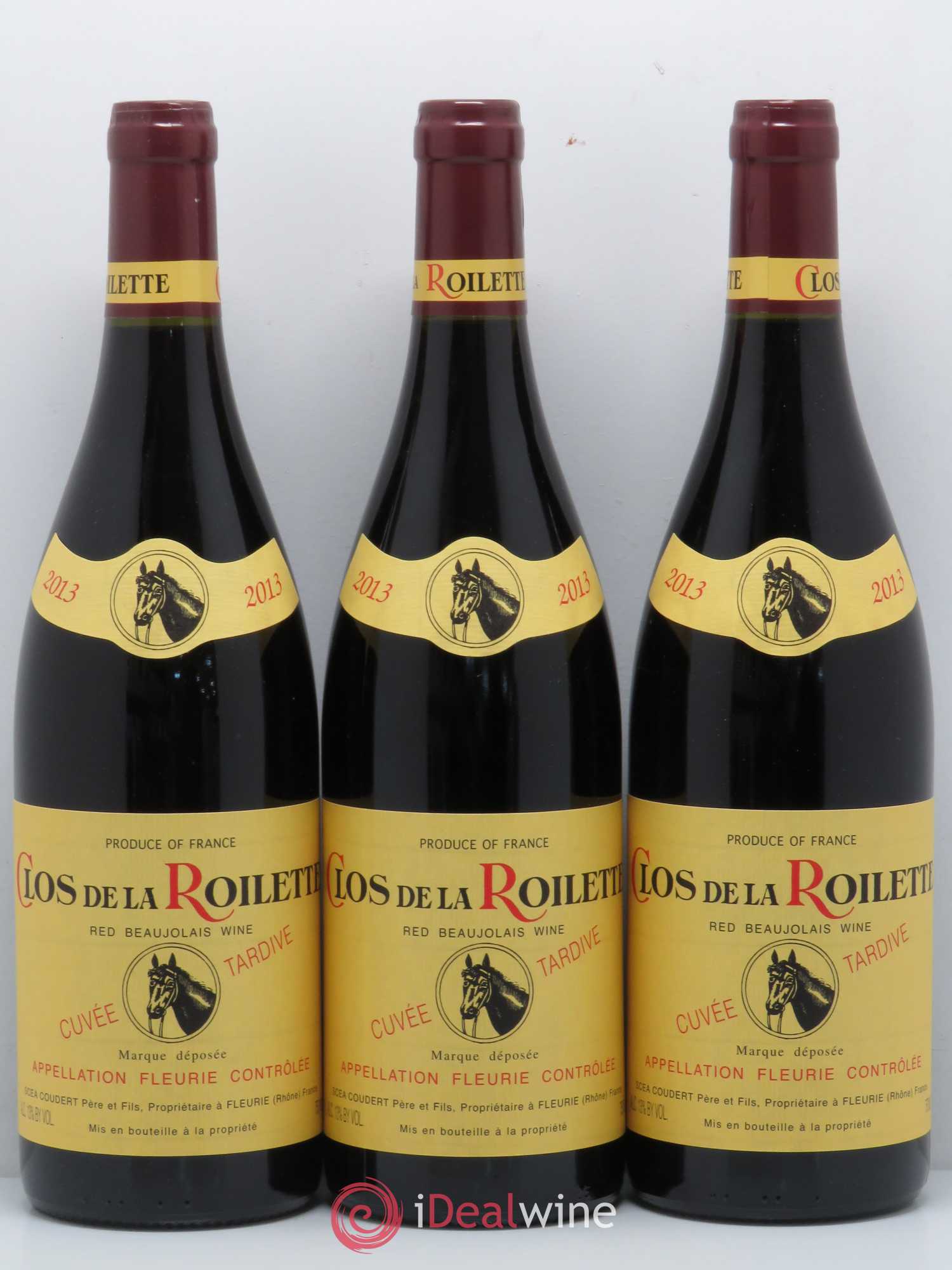 Fleurie Cuvée Tardive Clos de la Roilette 2013 - Lot de 12 bouteilles - 3