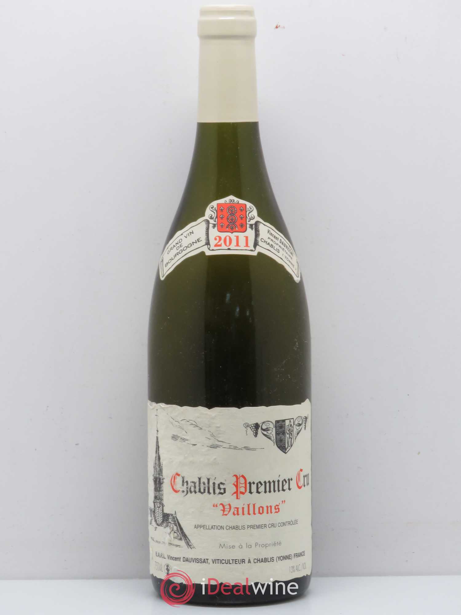 Chablis 1er Cru Vaillons Vincent Dauvissat (Domaine) 2011 - Lot de 1 bouteille - 0