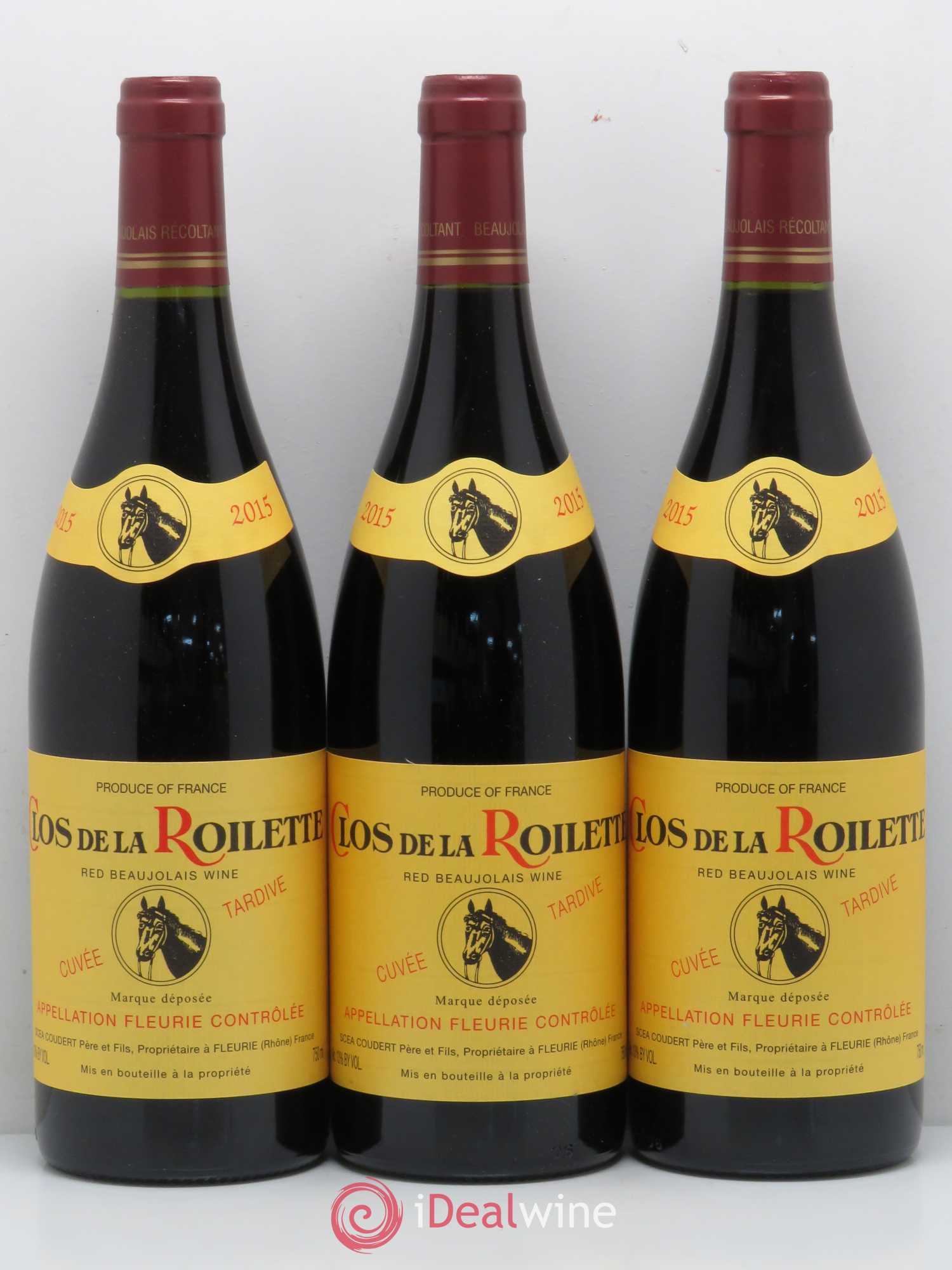 Fleurie Cuvée Tardive Clos de la Roilette 2015 - Lot de 12 bouteilles - 4