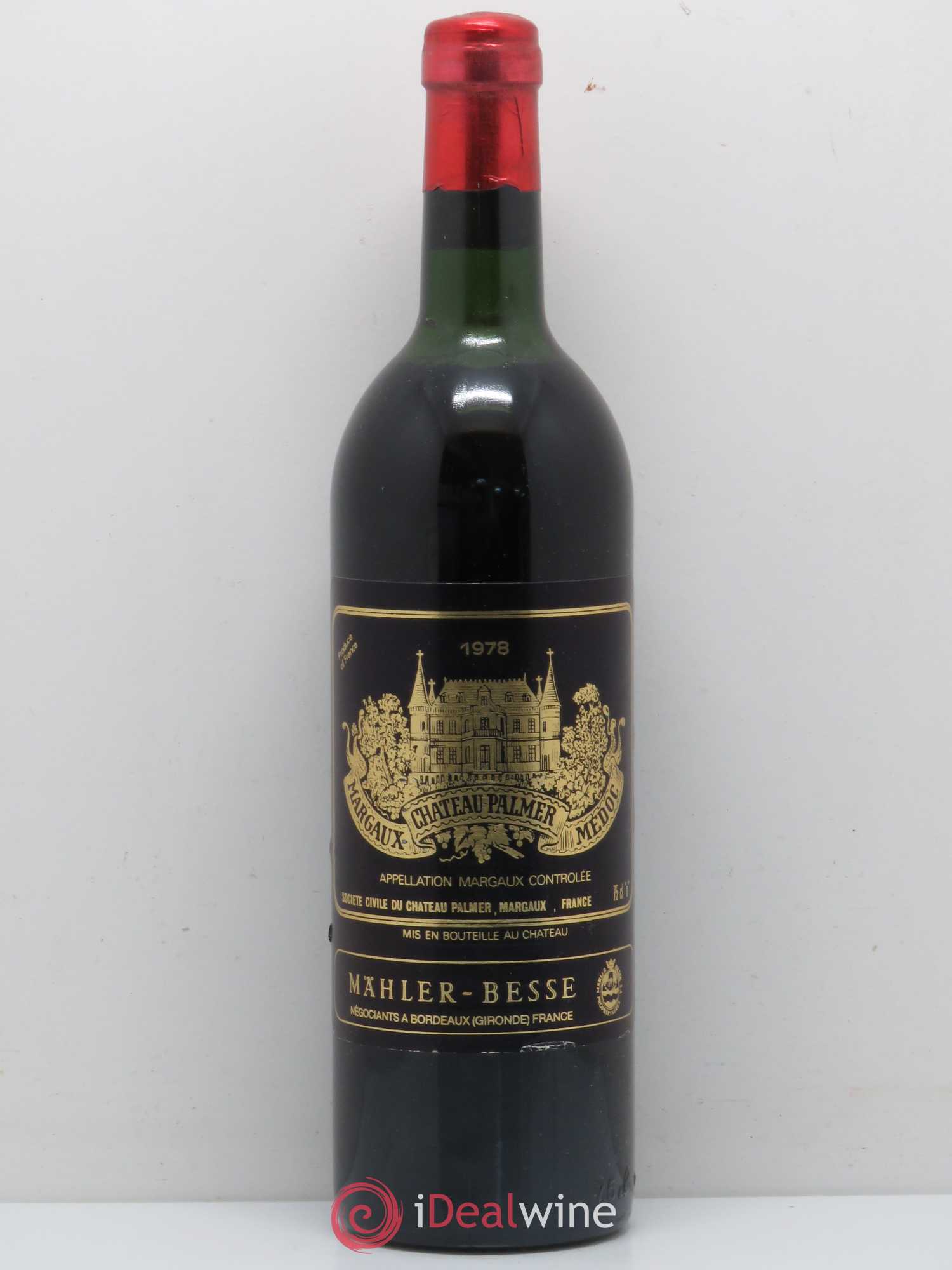 Château Palmer 3ème Grand Cru Classé 1978 - Lot de 1 bouteille - 0