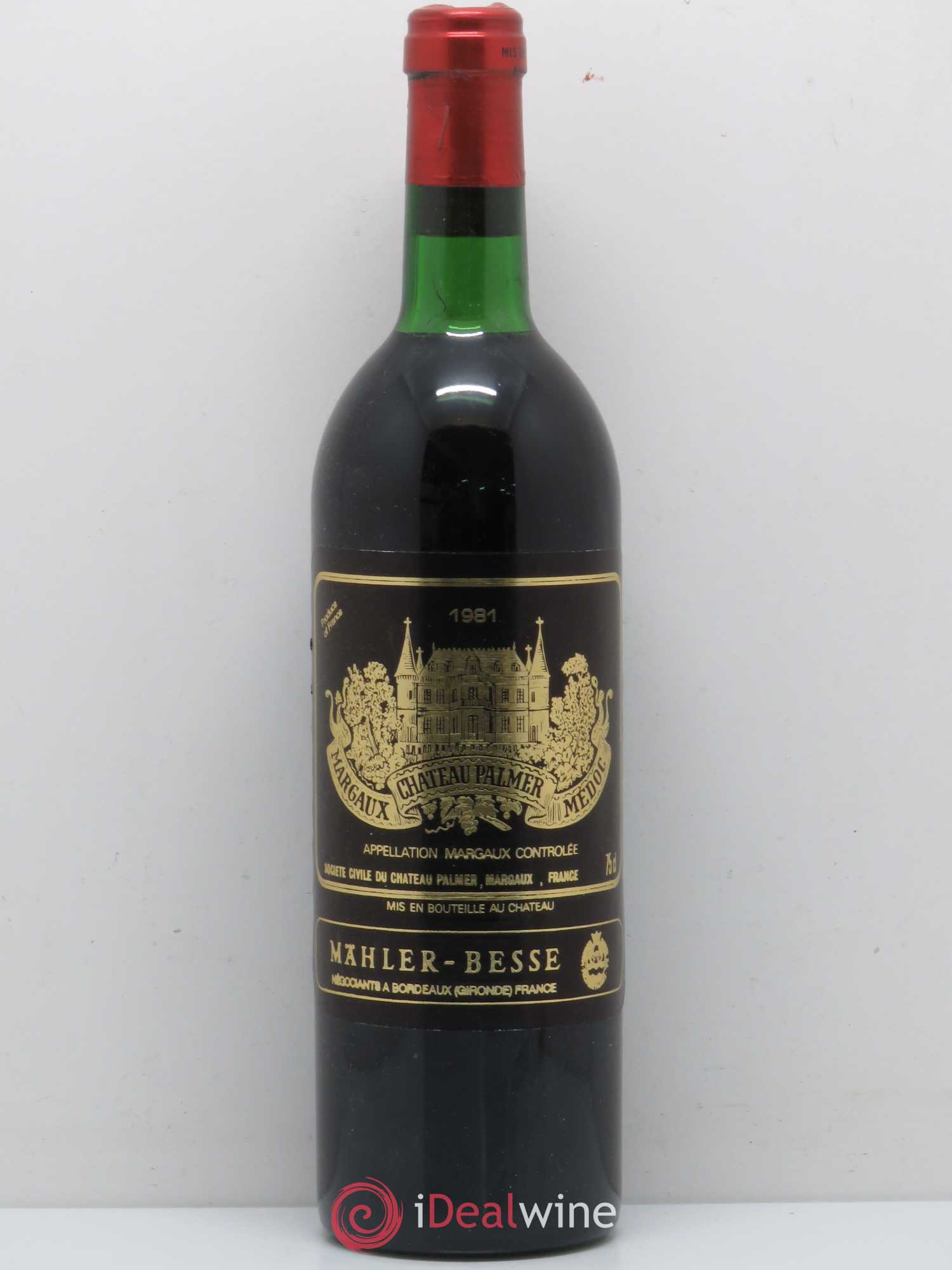 Château Palmer 3ème Grand Cru Classé 1981 - Lot de 1 bouteille - 0