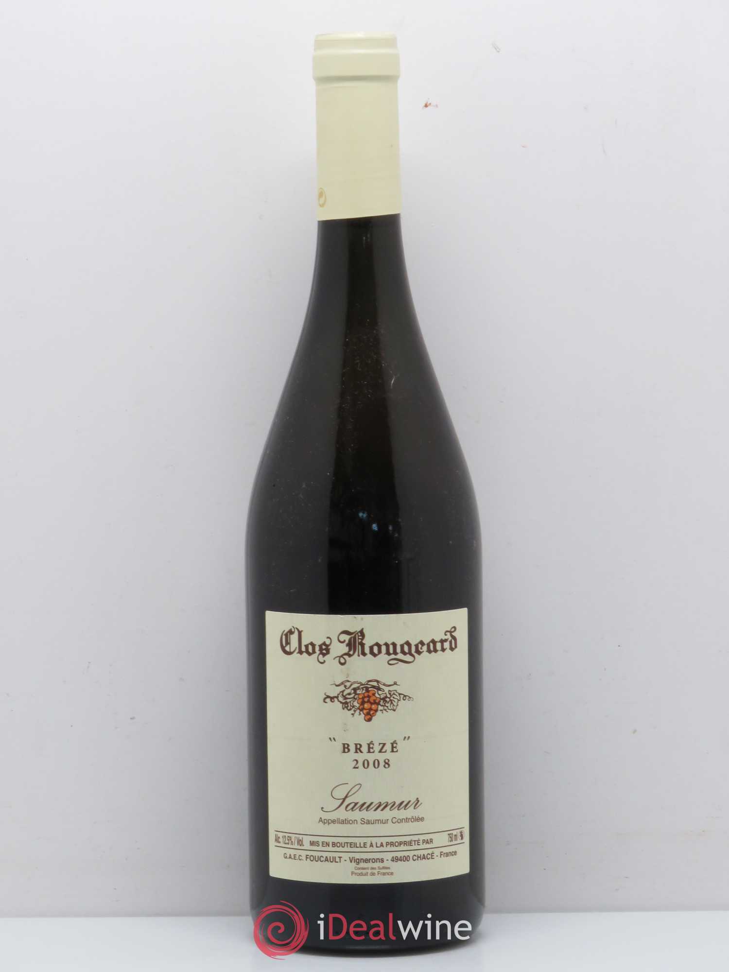 Saumur Brézé Clos Rougeard 2008 - Posten von 1 Flasche - 0