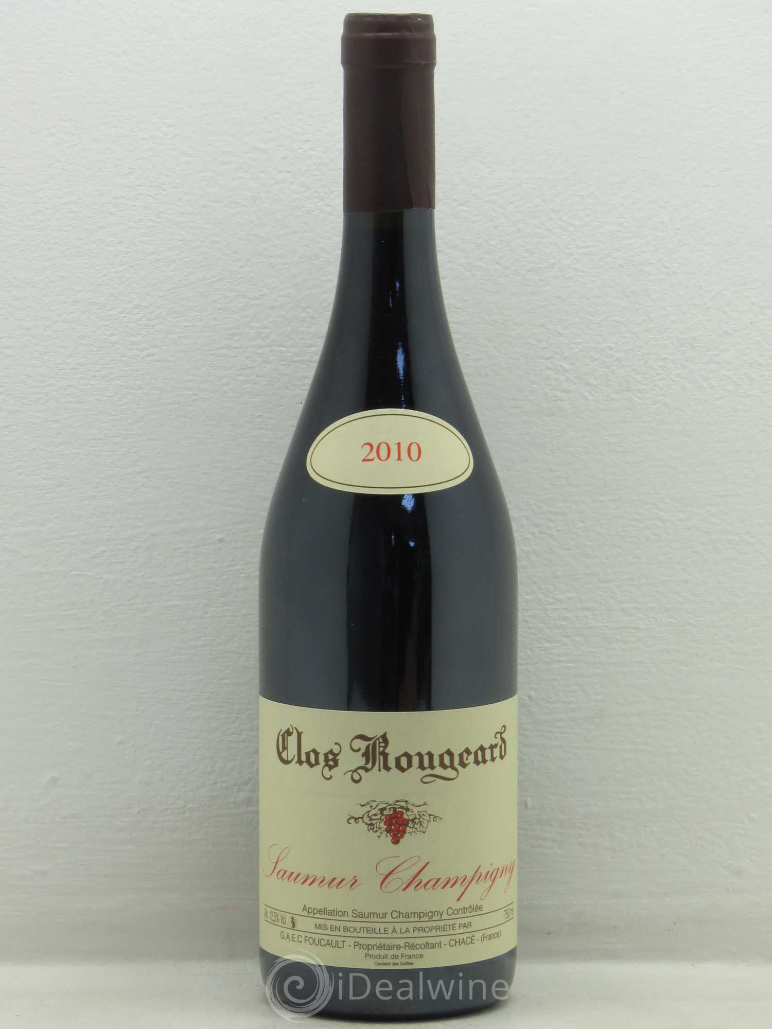 Saumur-Champigny Clos Rougeard 2010 - Lot de 1 bouteille - 0
