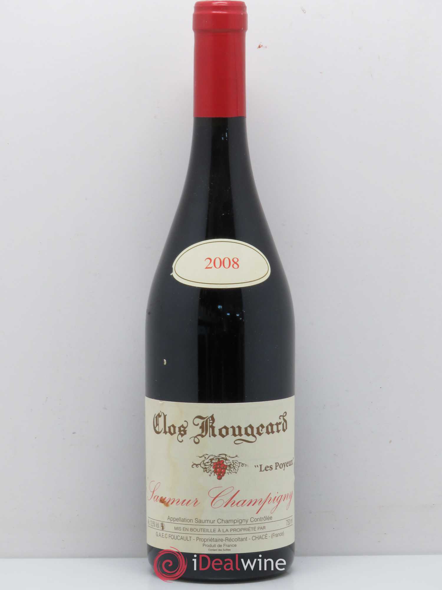 Saumur-Champigny Les Poyeux Clos Rougeard 2008 - Lot de 1 bouteille - 0