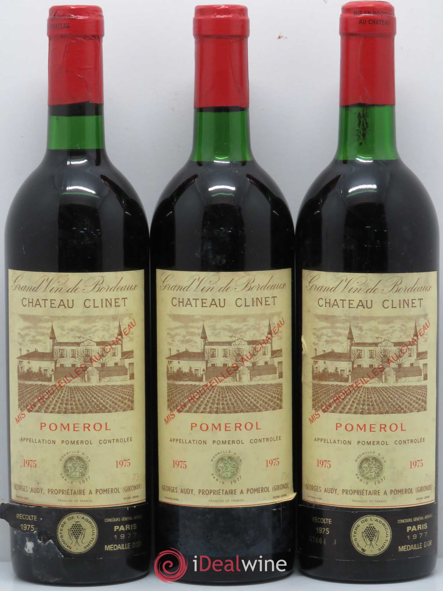 Château Clinet 1975 - Lot de 6 bouteilles - 2