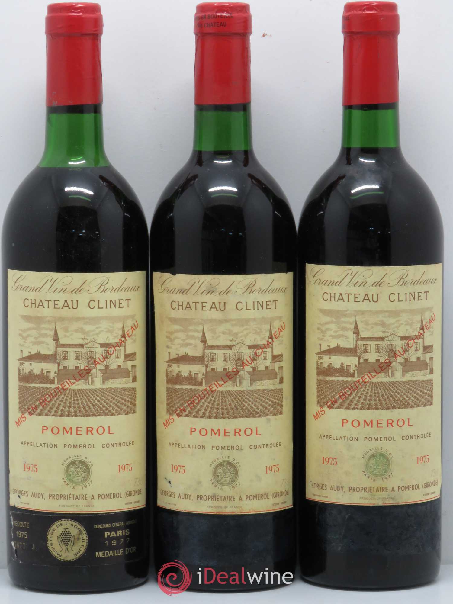 Château Clinet 1975 - Lot de 12 bouteilles - 4