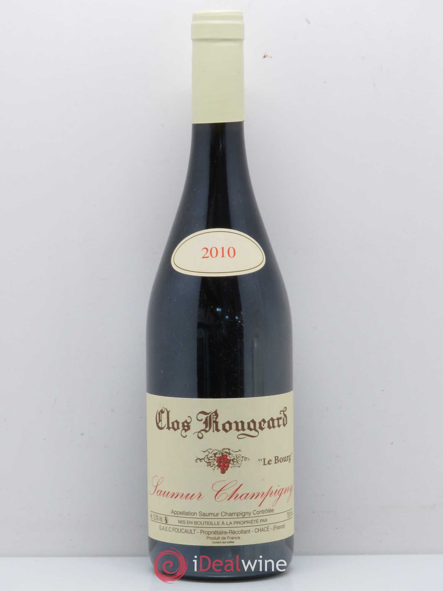 Saumur-Champigny Le Bourg Clos Rougeard 2010 - Lot de 1 bouteille - 0