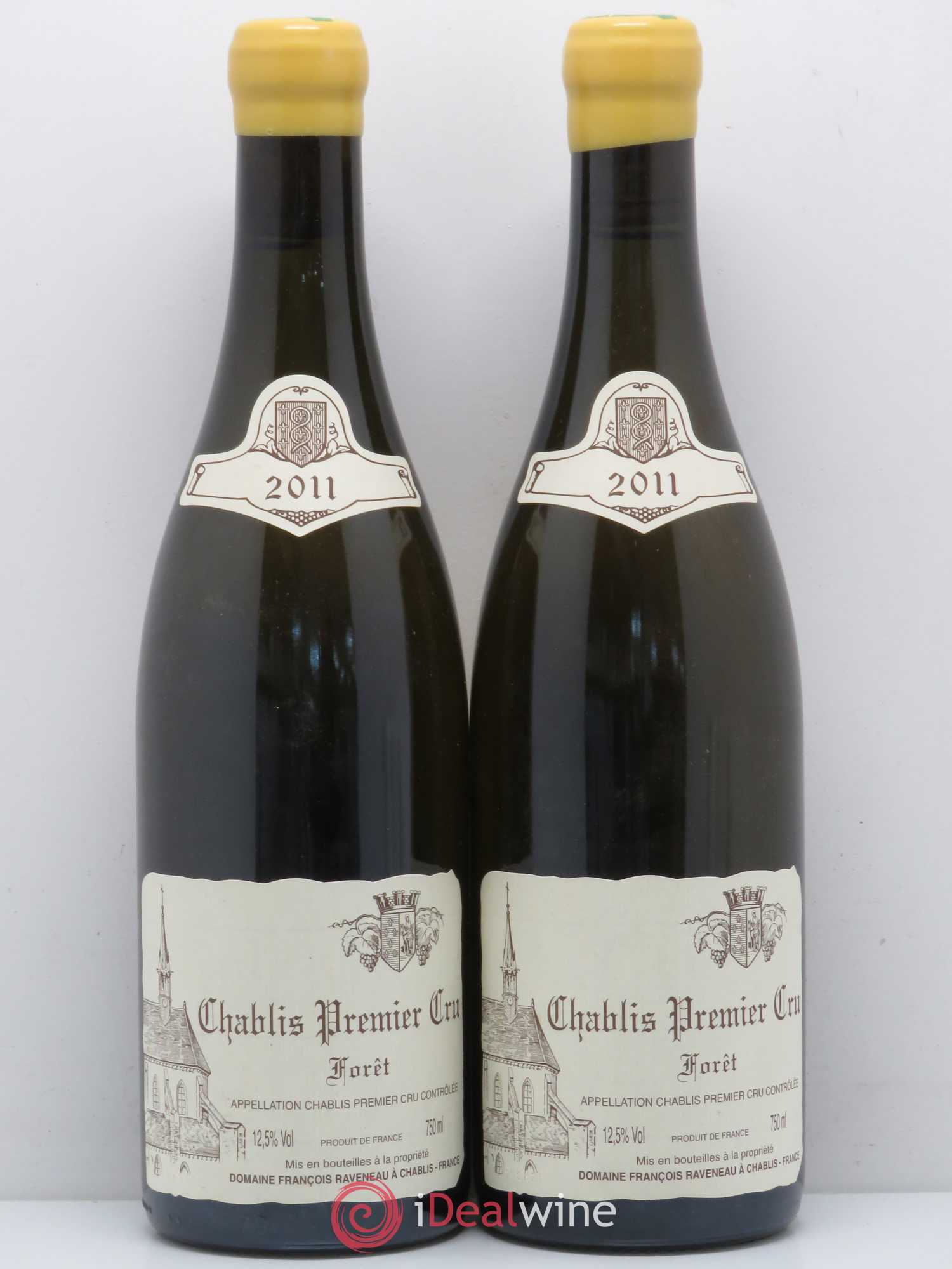 Chablis 1er Cru Forêt Raveneau (Domaine) 2011 - Lot de 2 bouteilles - 0