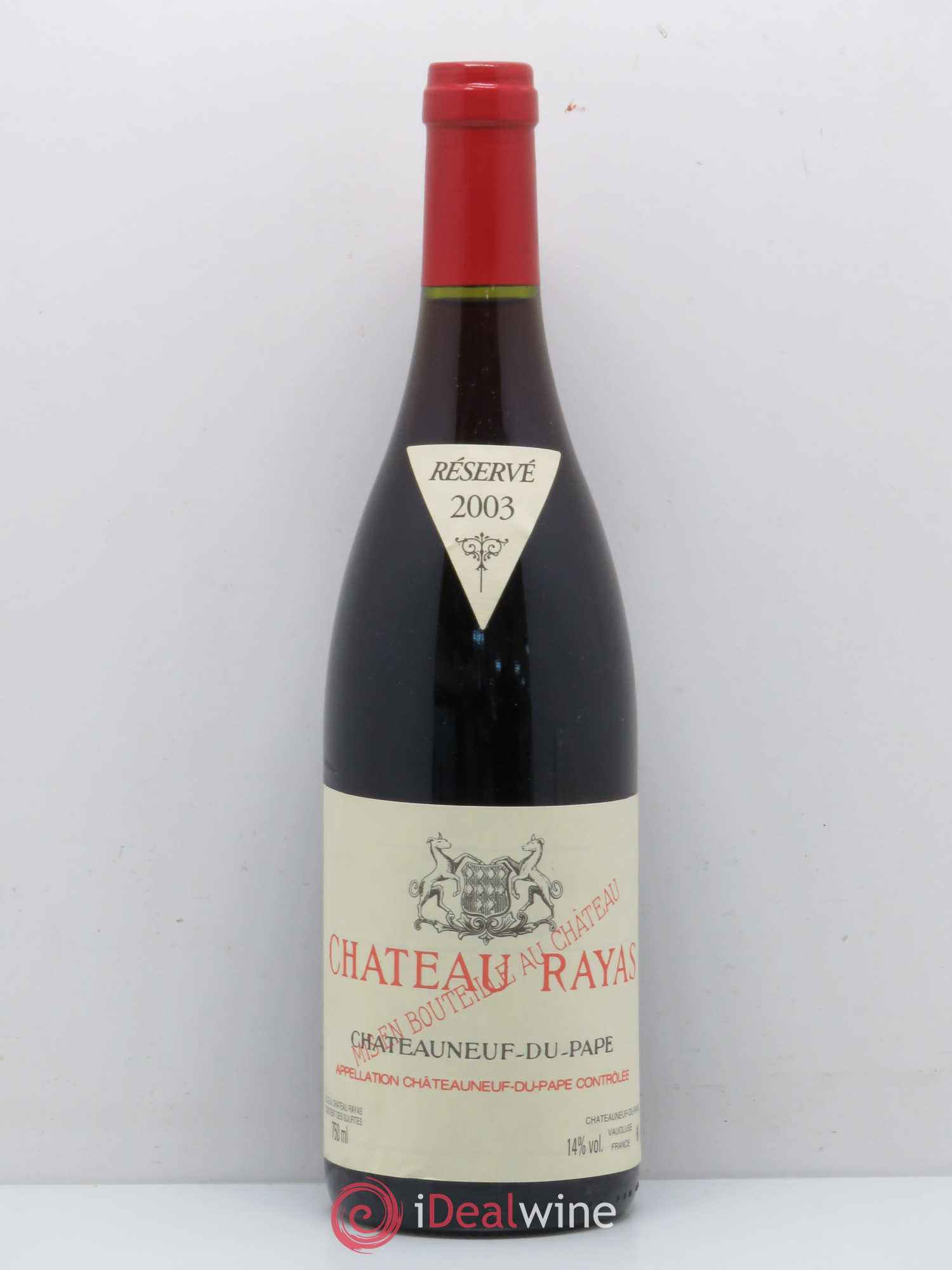 Châteauneuf-du-Pape Château Rayas Emmanuel Reynaud 2003 - Lot de 1 bouteille - 0