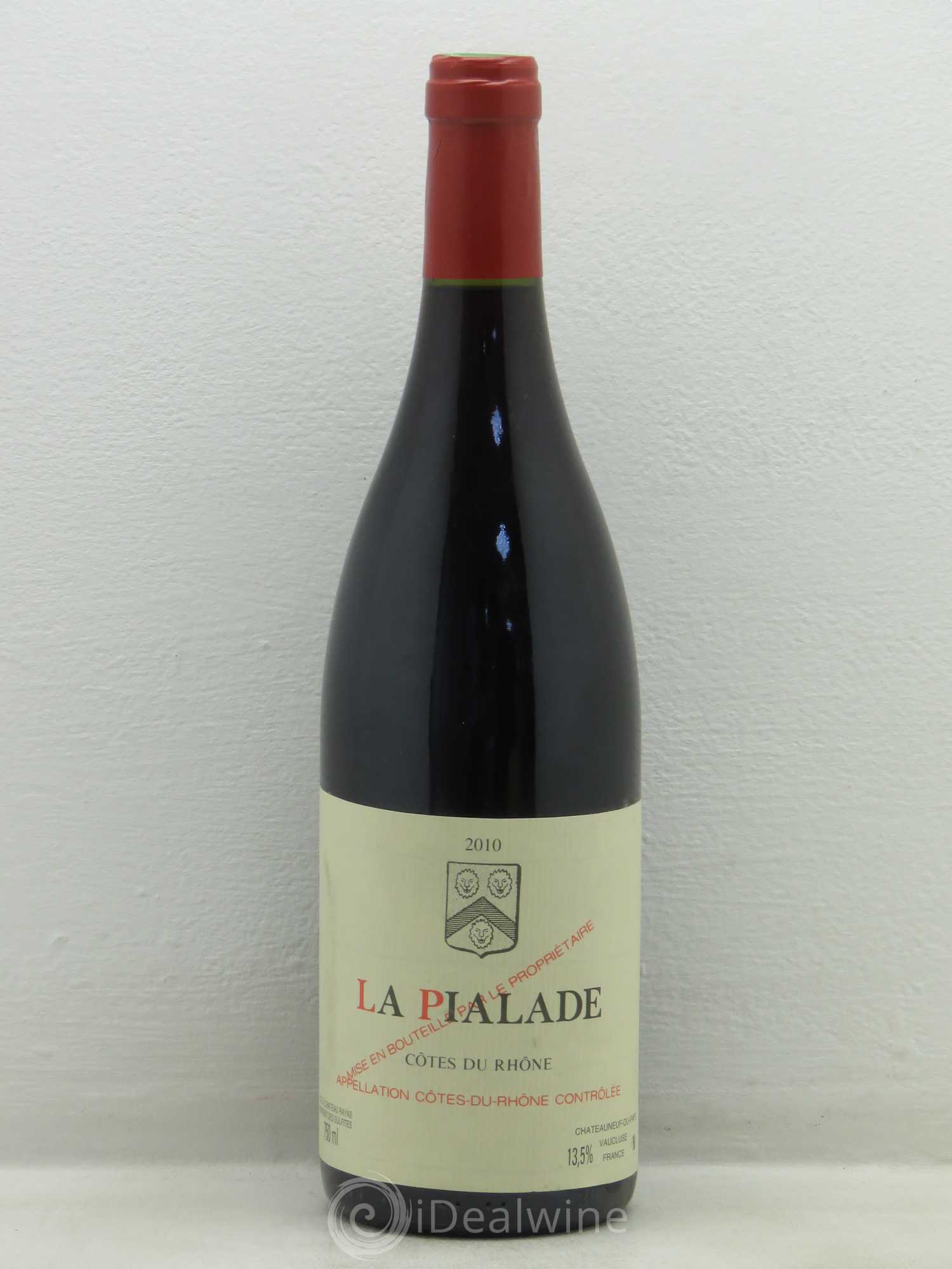 Côtes-du-Rhône La Pialade Emmanuel Reynaud 2010 - Lot de 1 bouteille - 0