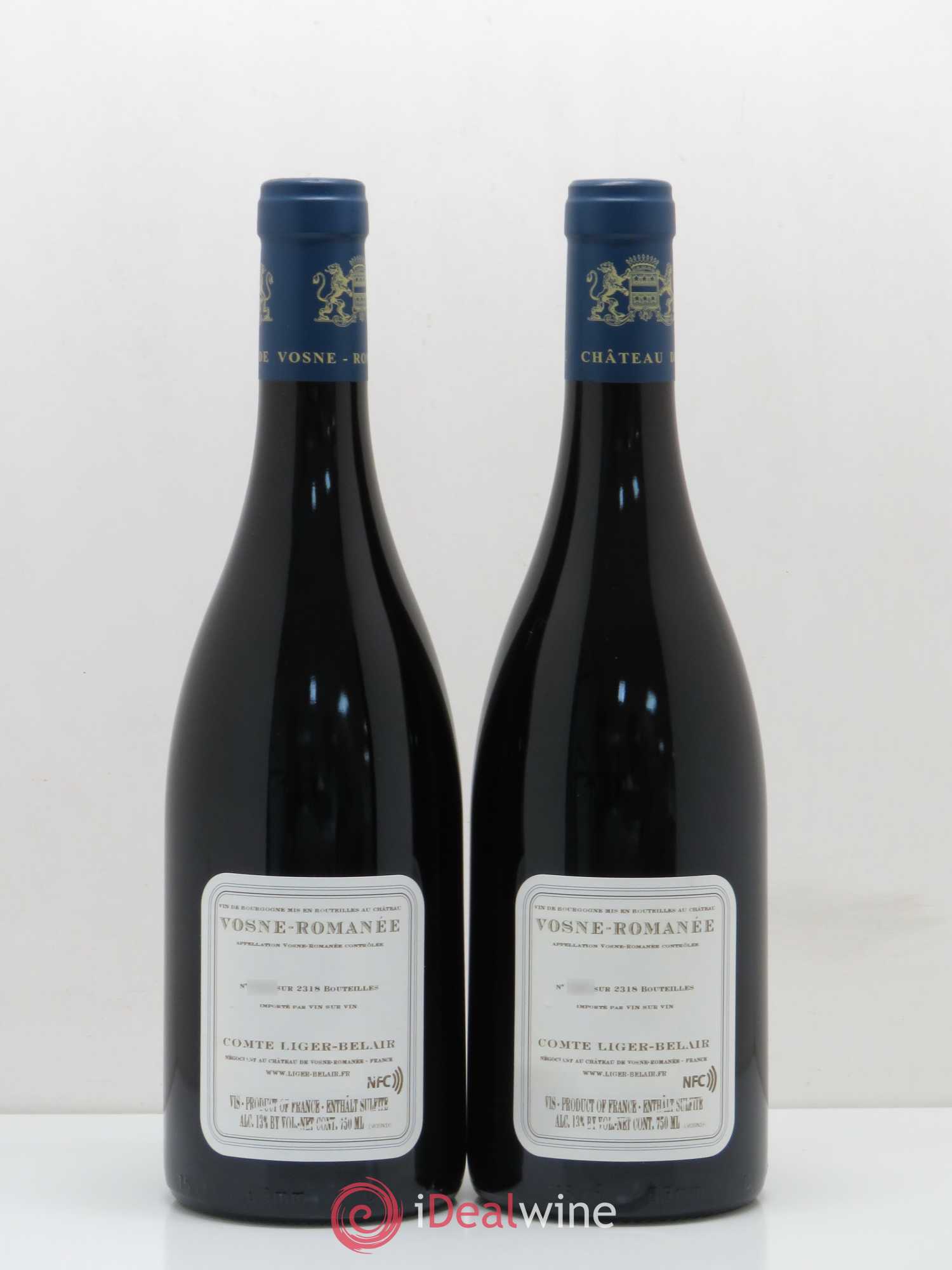 Vosne-Romanée Comte Liger-Belair (Domaine du) 2016 - Lot de 2 bouteilles - 1