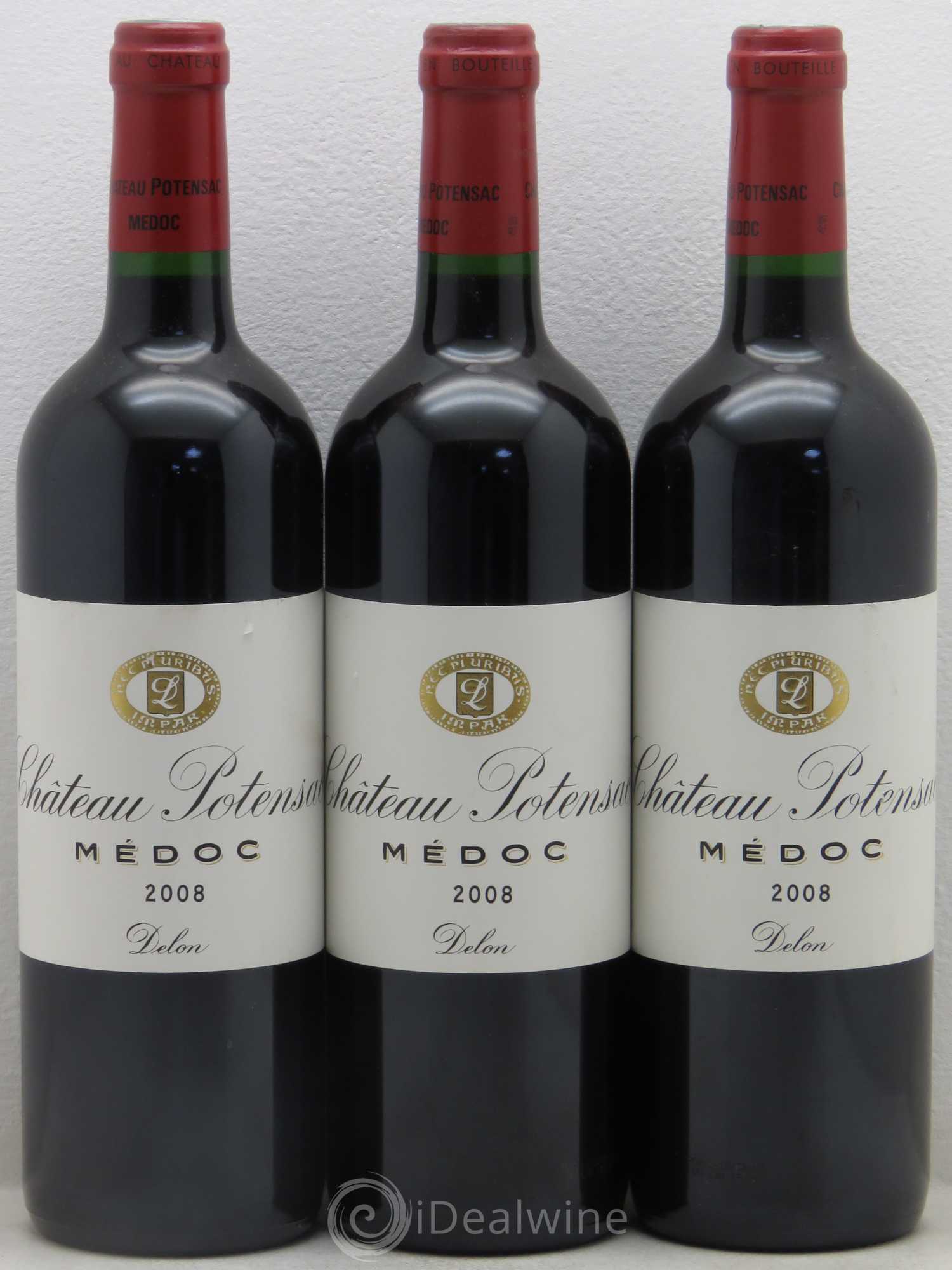 Château Potensac 2008 - Lot de 3 bouteilles - 0
