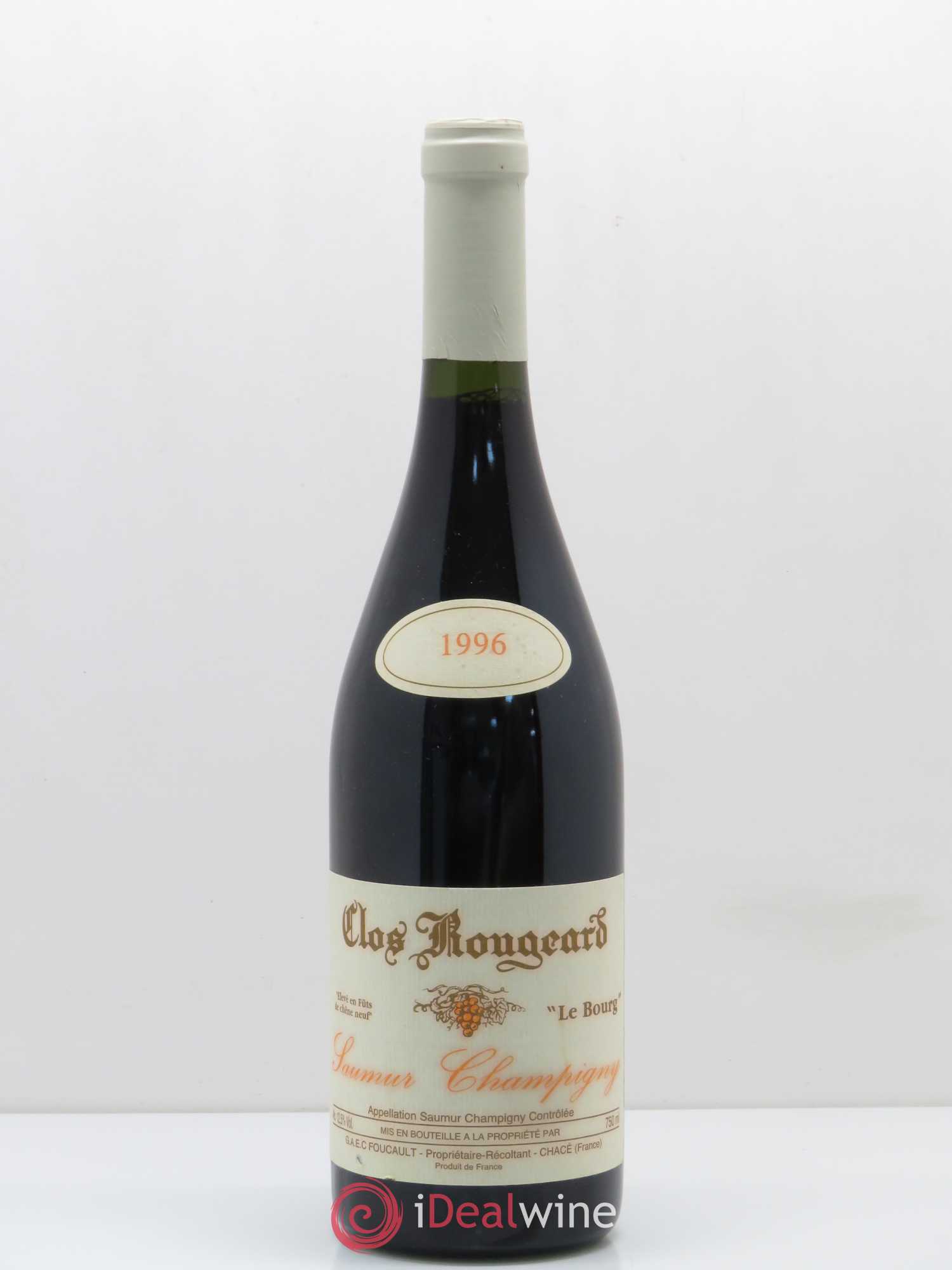 Saumur-Champigny Le Bourg Clos Rougeard 1996 - Lot de 1 bouteille - 0