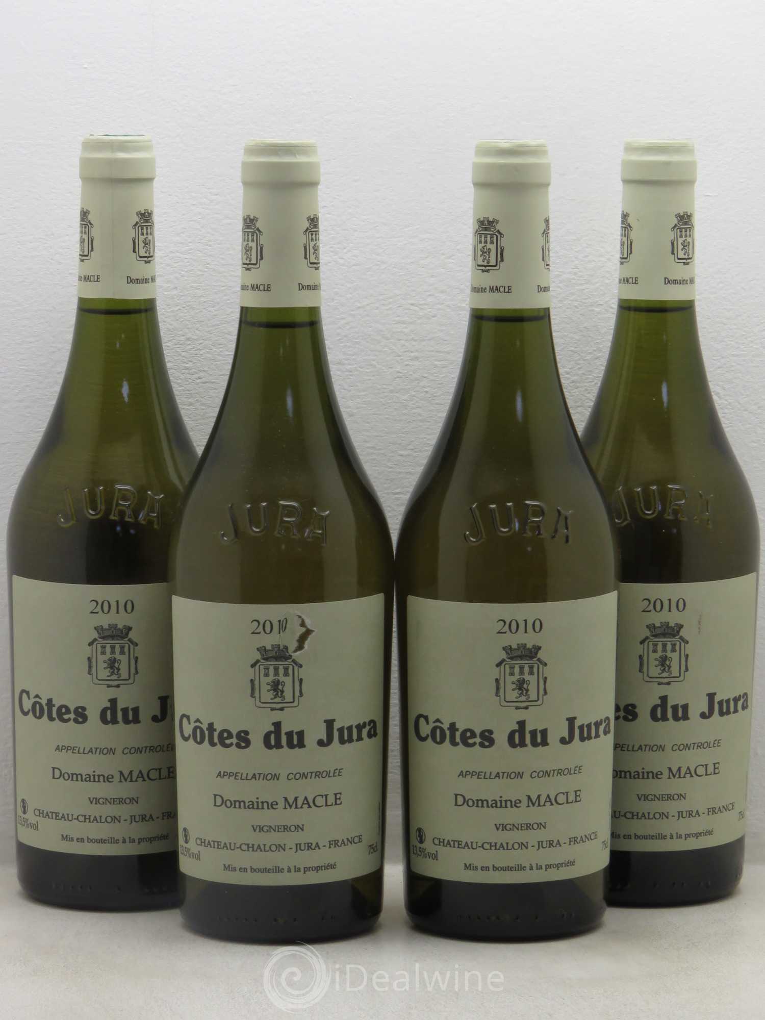 Côtes du Jura Jean Macle 2010 - Lot de 4 bouteilles - 0