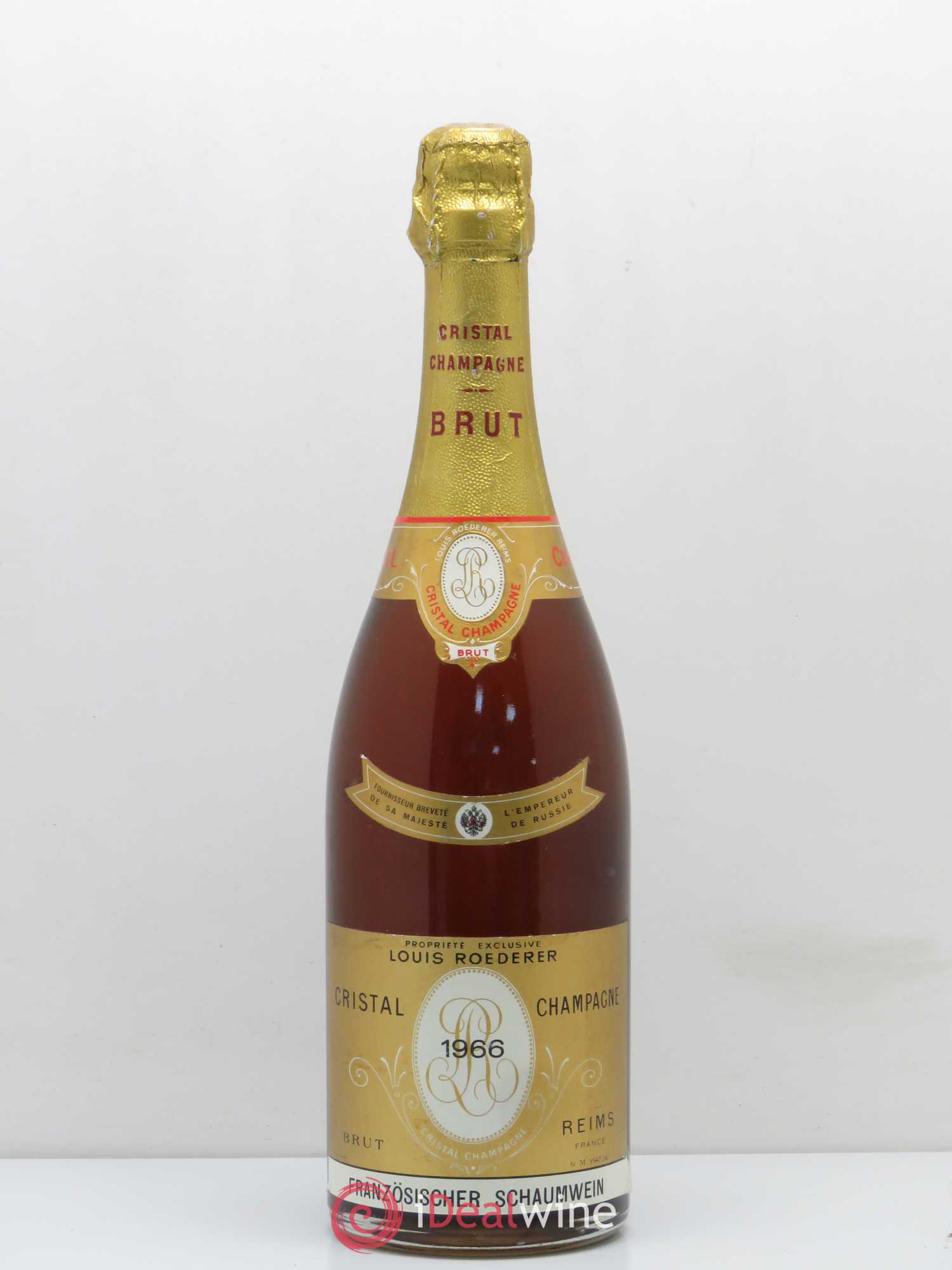 Cristal Louis Roederer 1966 - Lot de 1 bouteille - 0