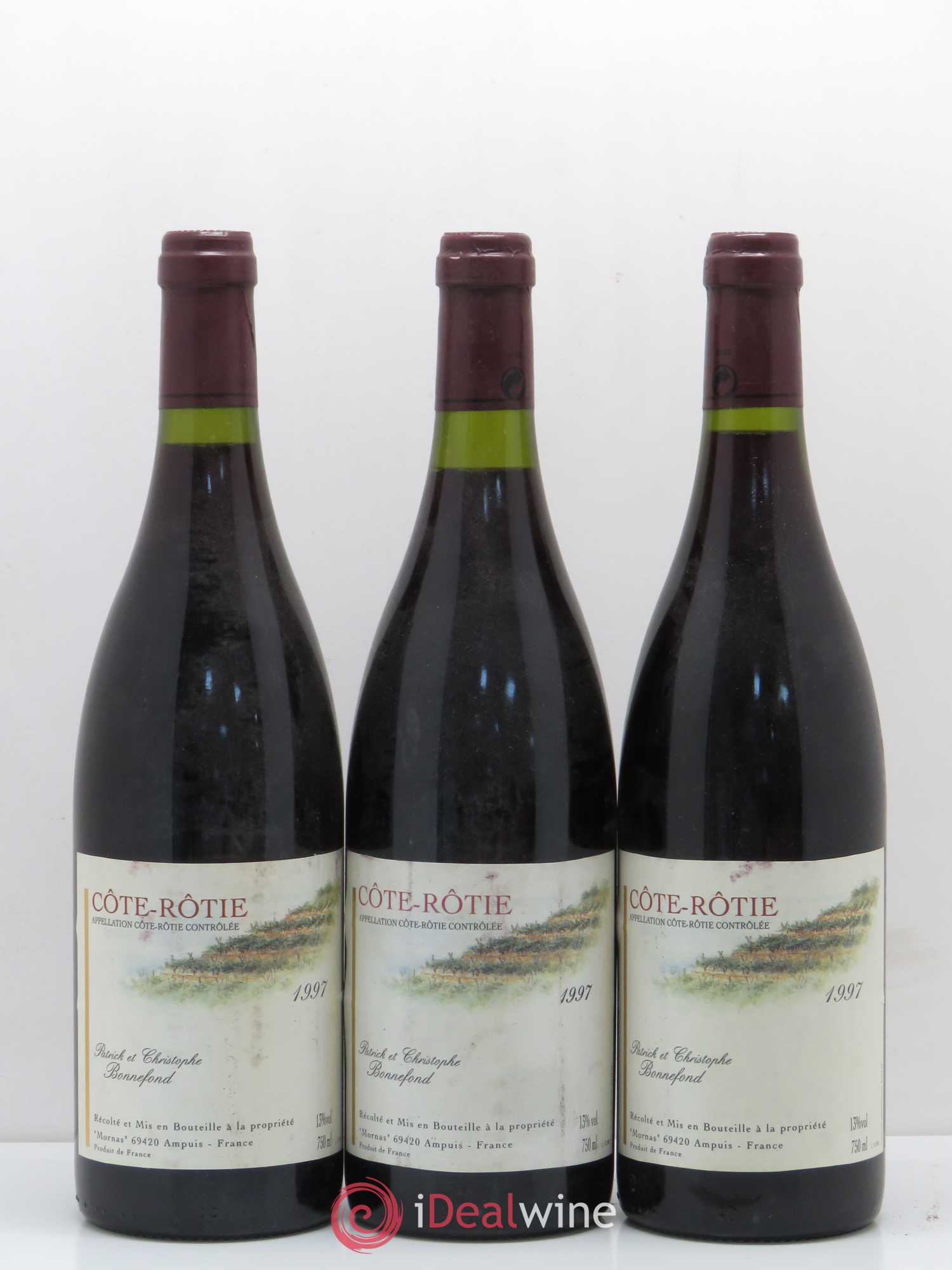 Côte-Rôtie Domine Bonnefond 1997 - Posten von 5 Flaschen - 1