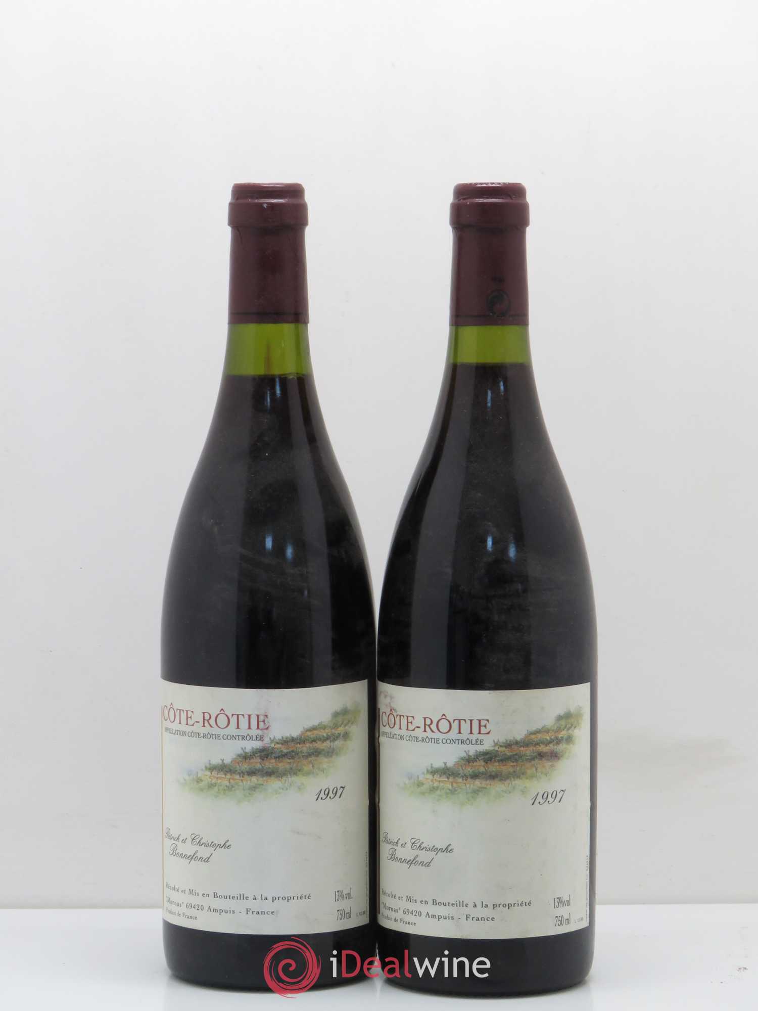 Côte-Rôtie Domine Bonnefond 1997 - Posten von 5 Flaschen - 2