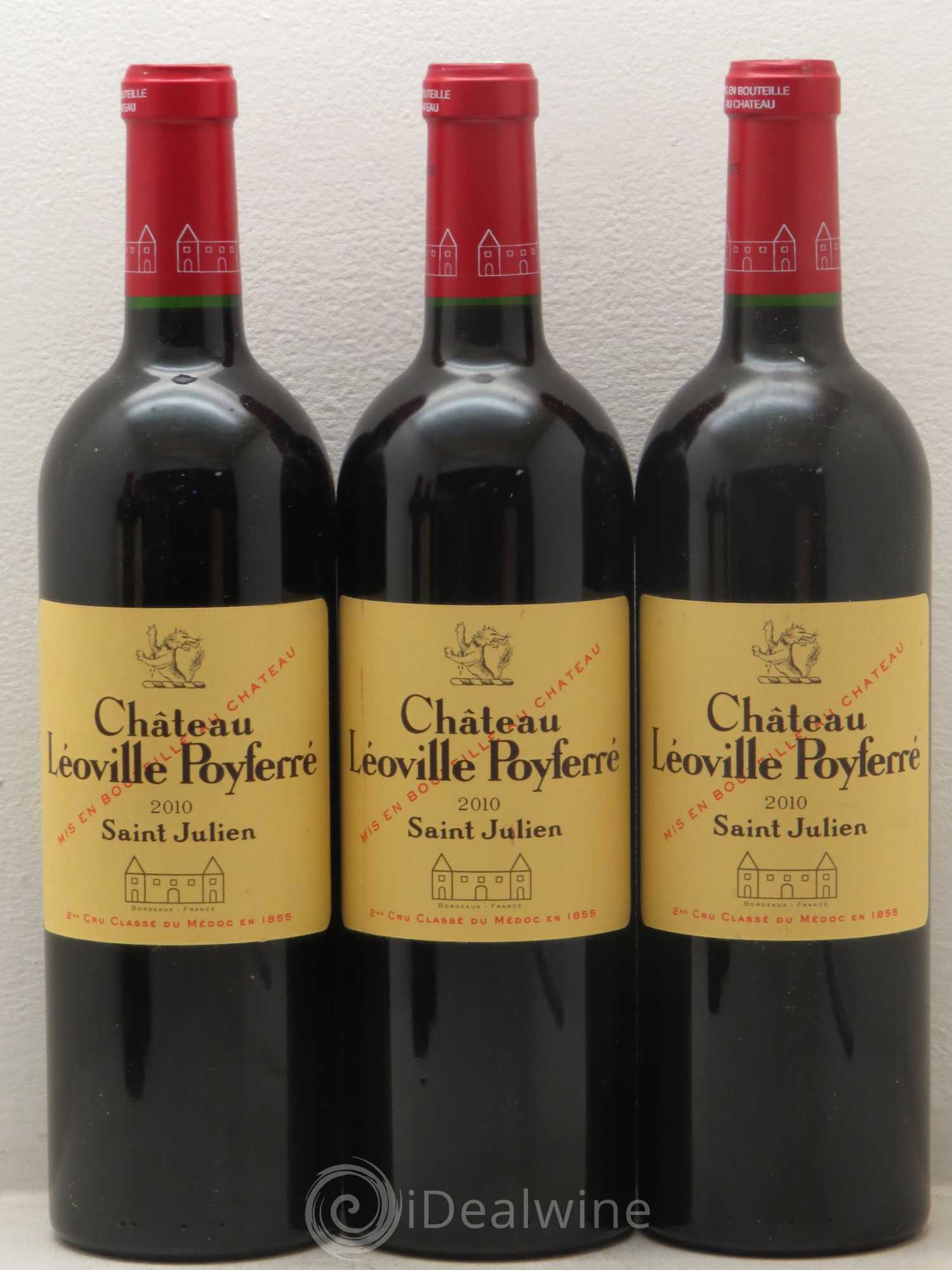 Château Léoville Poyferré 2ème Grand Cru Classé 2010 - Lot de 6 bouteilles - 2