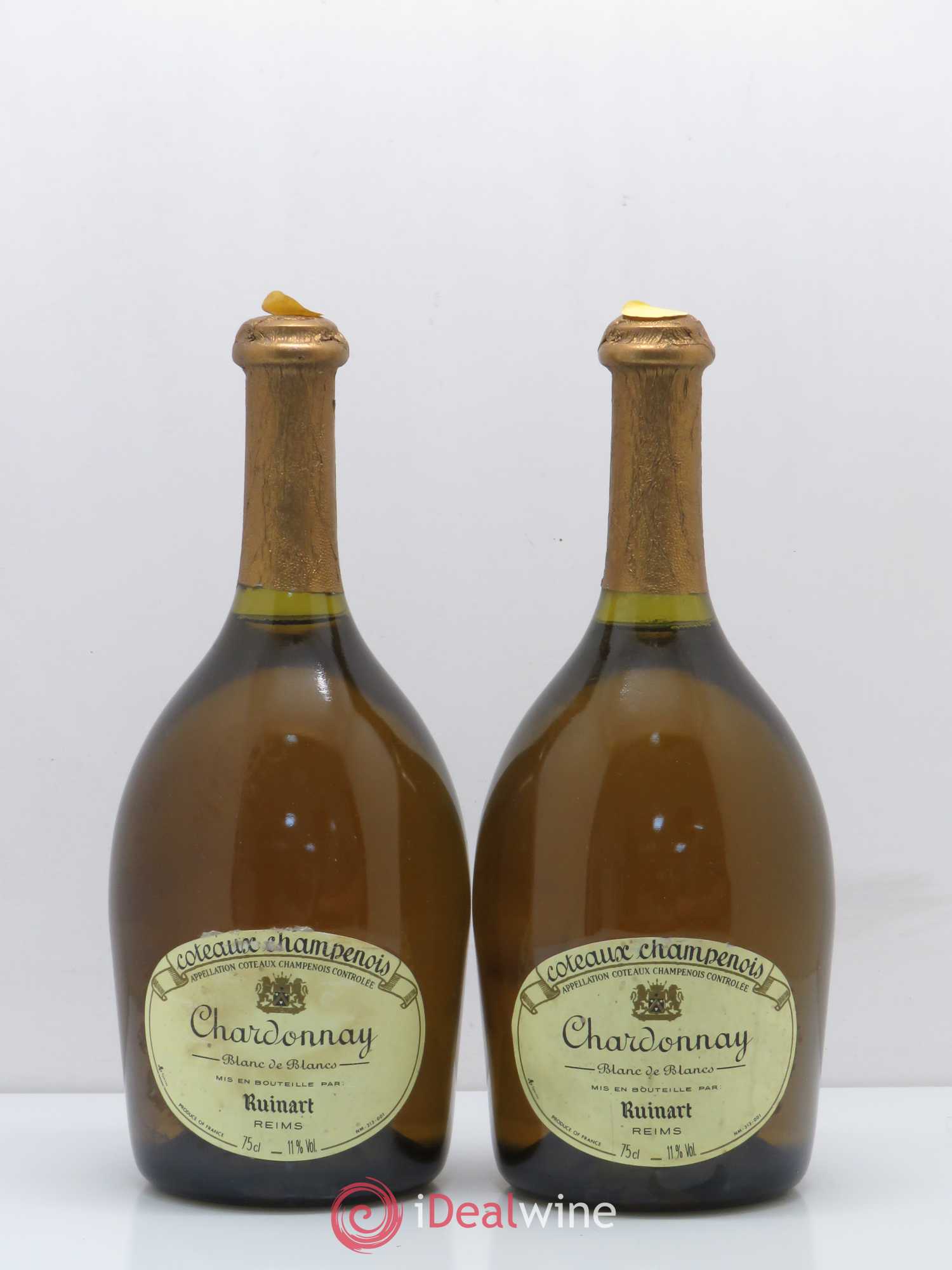Blanc de Blancs Brut Ruinart Chardonnay Côteaux Champenois - Posten von 2 Flaschen - 0