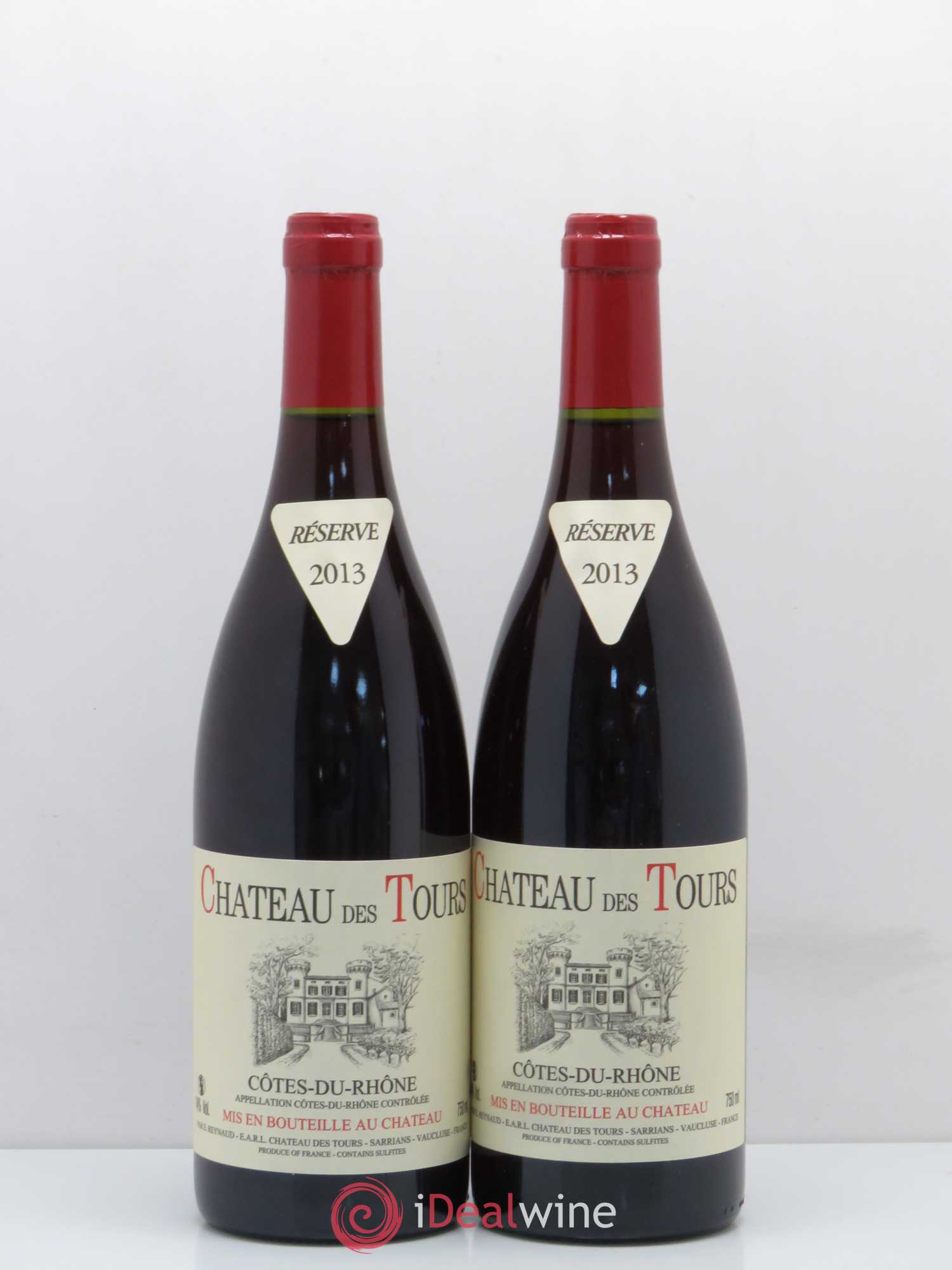 Côtes-du-Rhône Château des Tours Emmanuel Reynaud 2013 - Lot de 2 bouteilles - 0