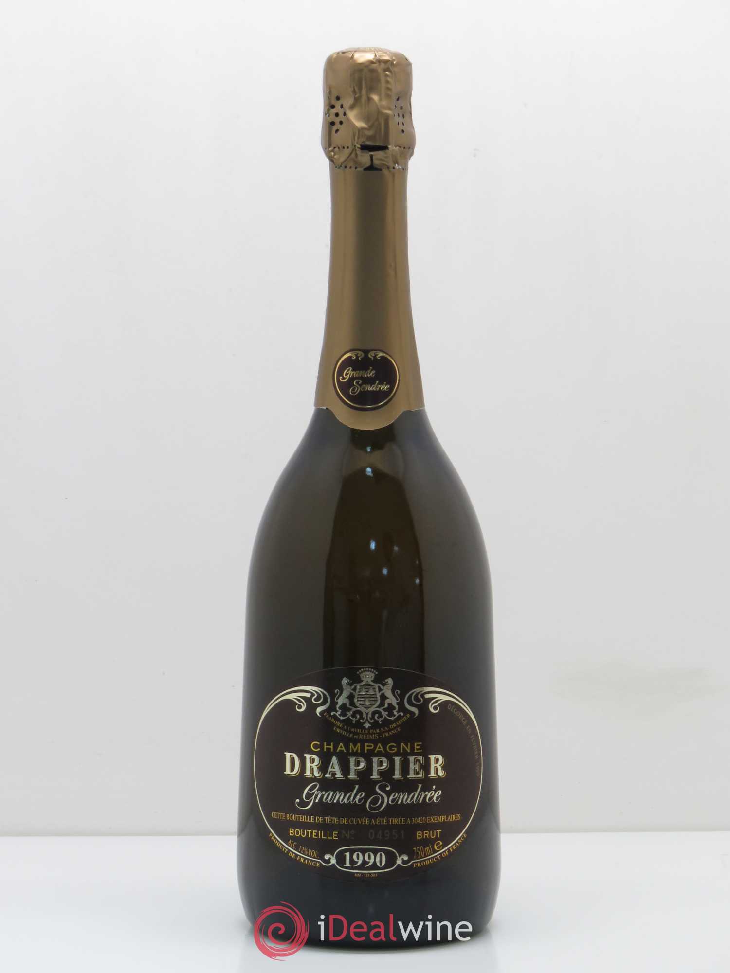 Grande Sendrée Drappier 1990 - Lot de 1 bouteille - 0