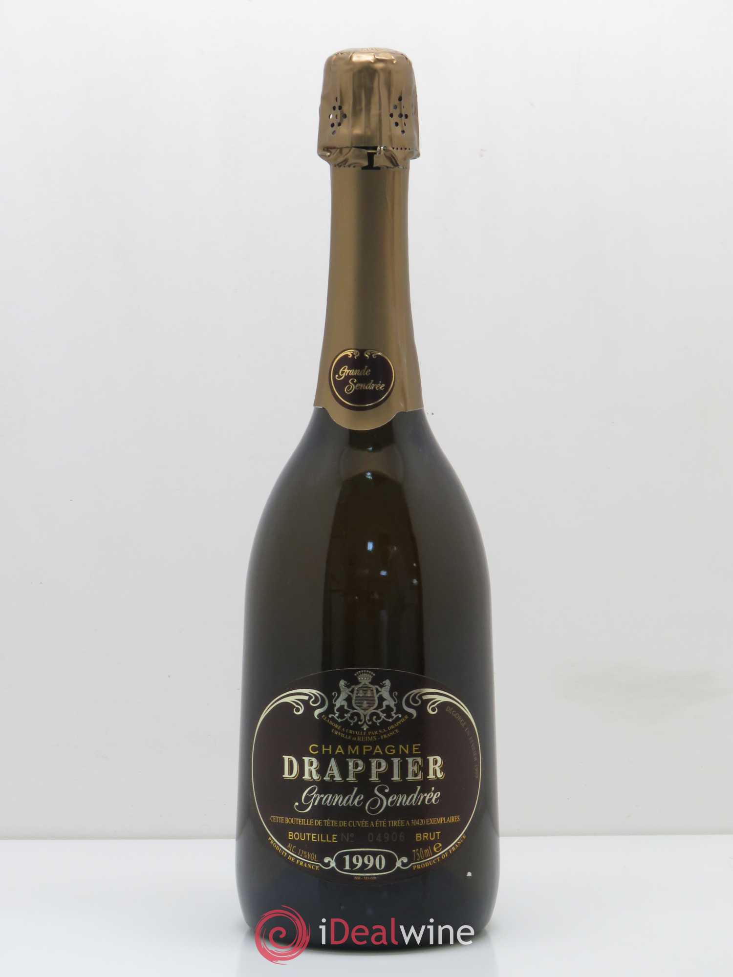 Grande Sendrée Drappier 1990 - Lot de 1 bouteille - 0