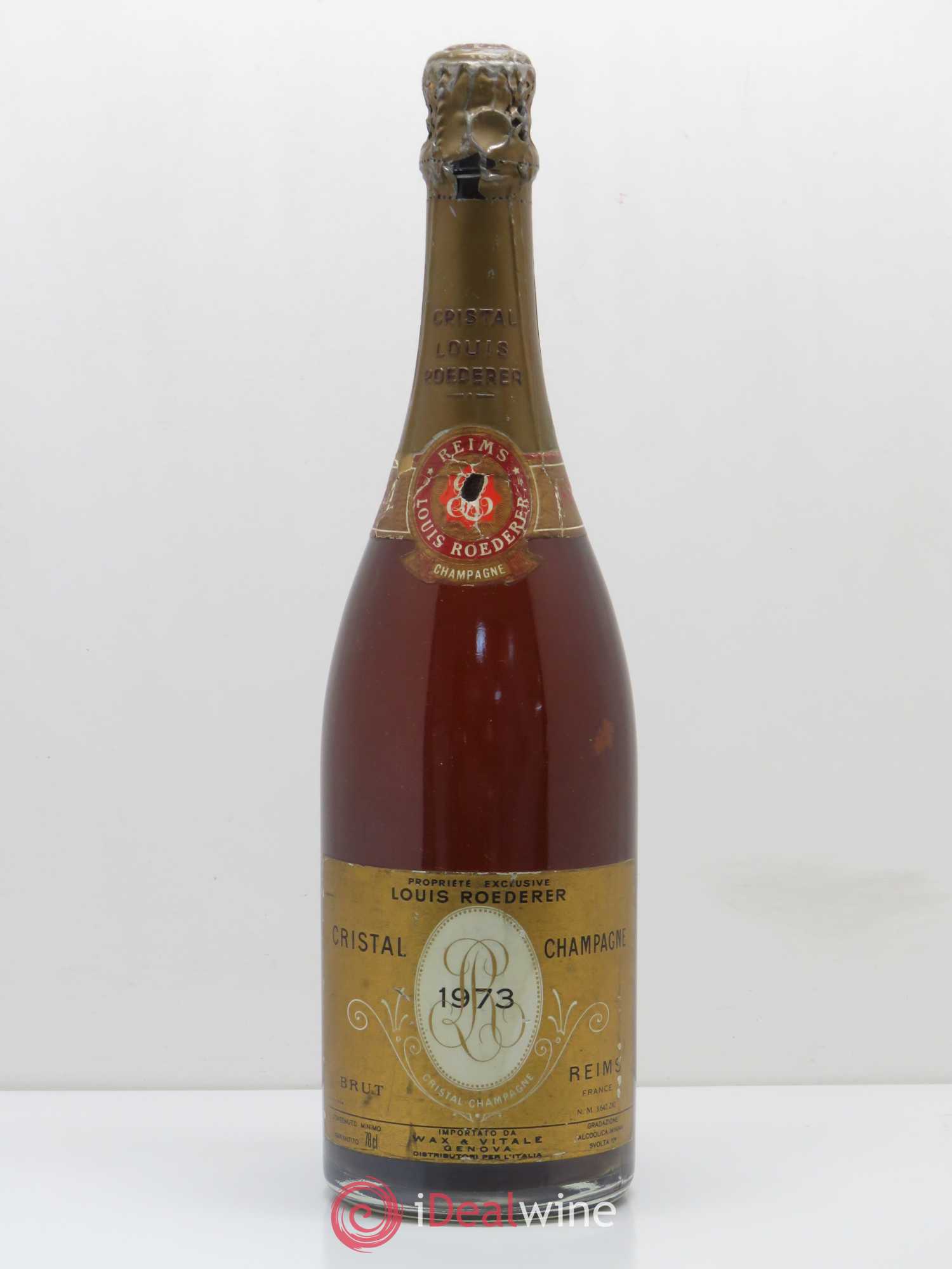 Cristal Louis Roederer 1973 - Lot de 1 bouteille - 0