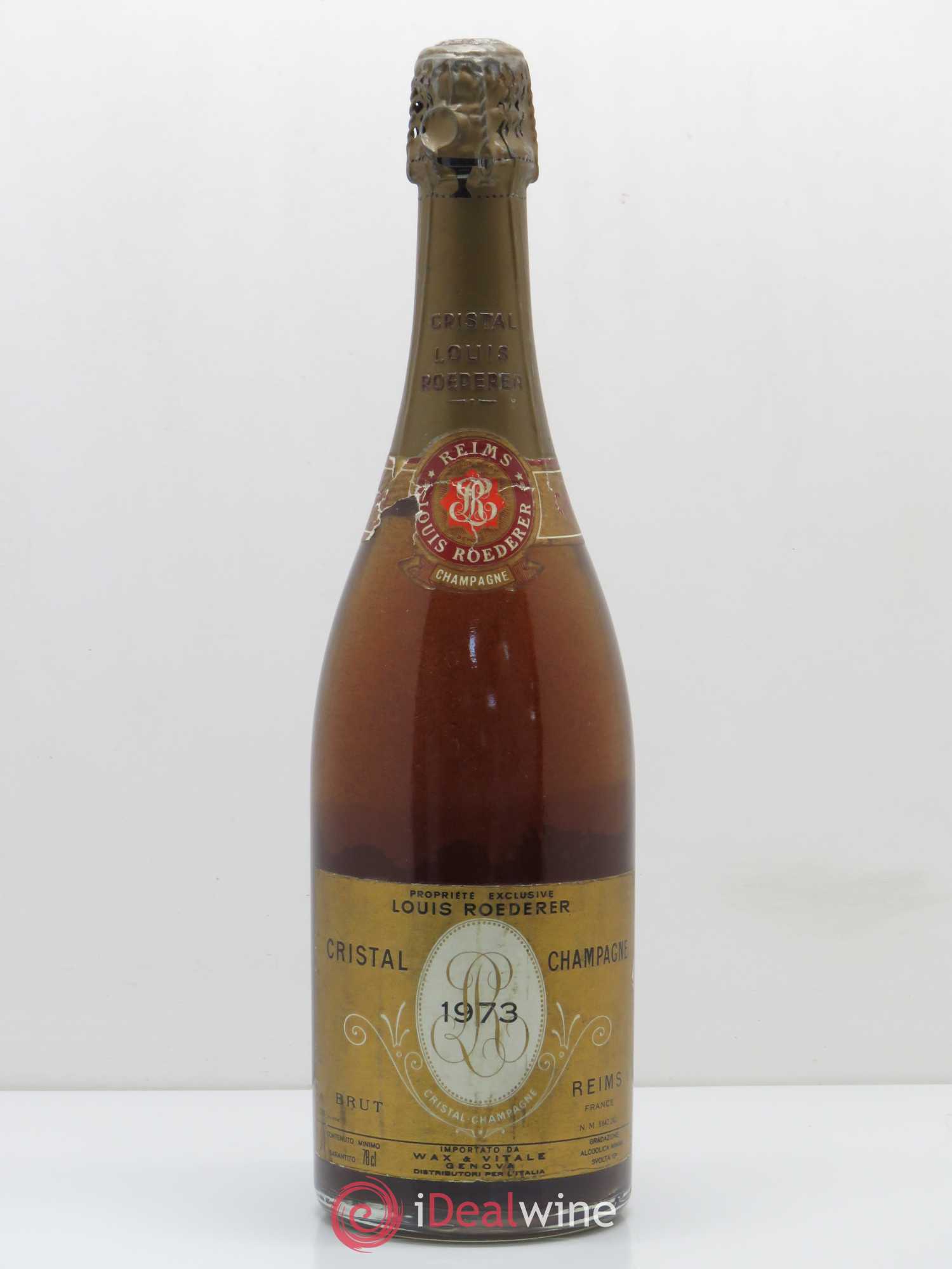 Cristal Louis Roederer 1973 - Lot de 1 bouteille - 0