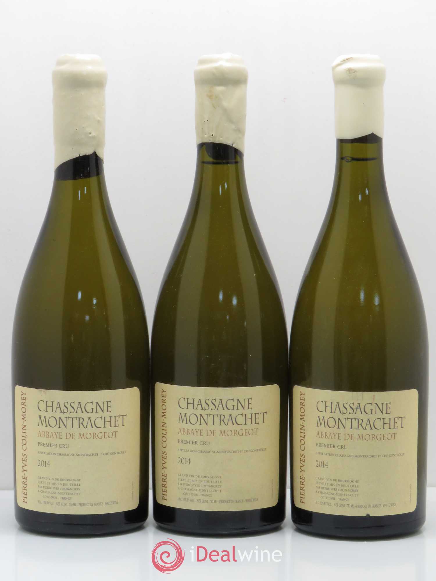 Chassagne-Montrachet 1er Cru Abbaye De Morgeot Domaine Pierre-Yves Colin 2014 - Posten von 3 Flaschen - 0