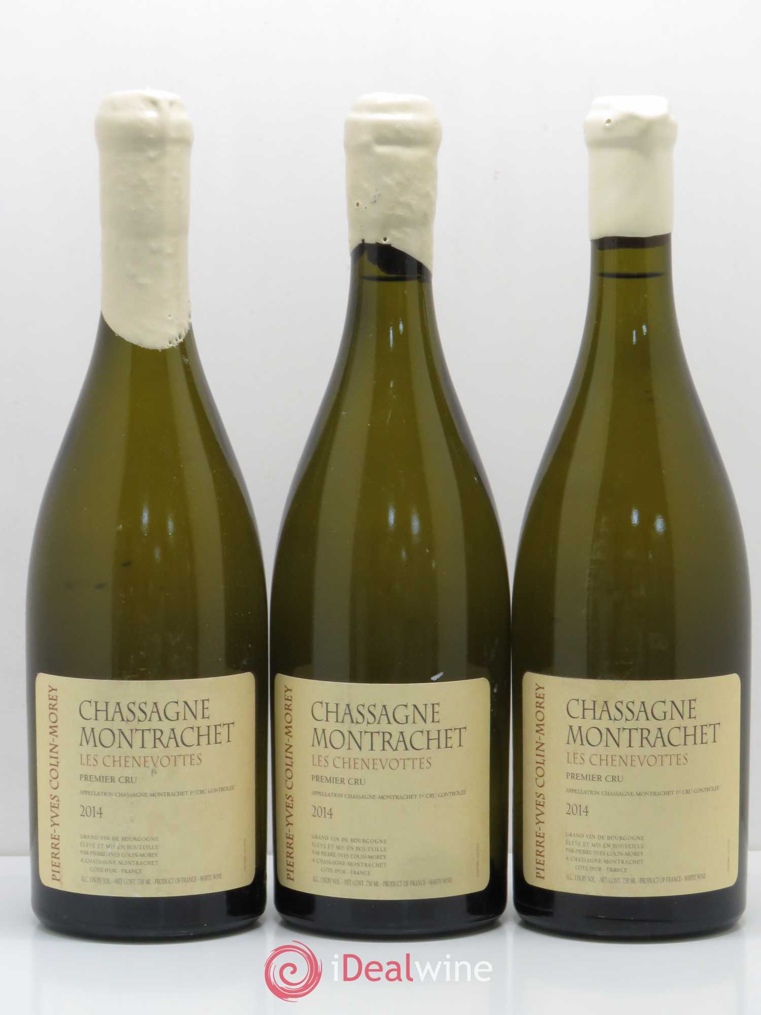 Chassagne-Montrachet 1er Cru Les Chenevottes Domaine Pierre Yves Colin 2014 - Posten von 3 Flaschen - 0