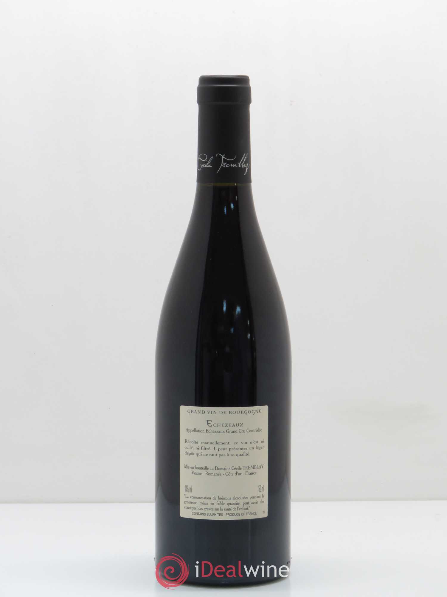Echezeaux Grand Cru du dessus Cécile Tremblay 2015 - Lot de 1 bouteille - 1