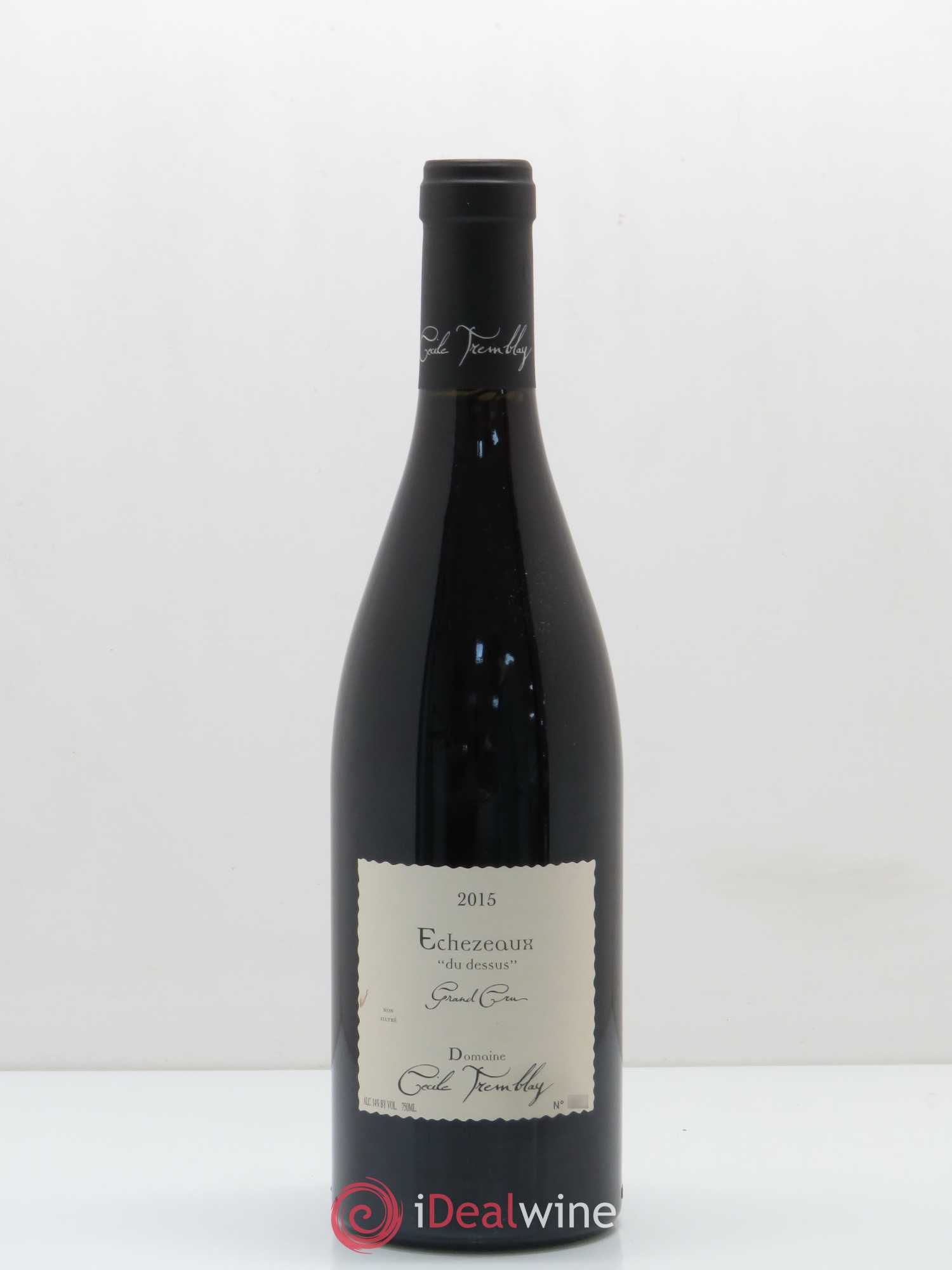 Echezeaux Grand Cru du dessus Cécile Tremblay 2015 - Lot de 1 bouteille - 0