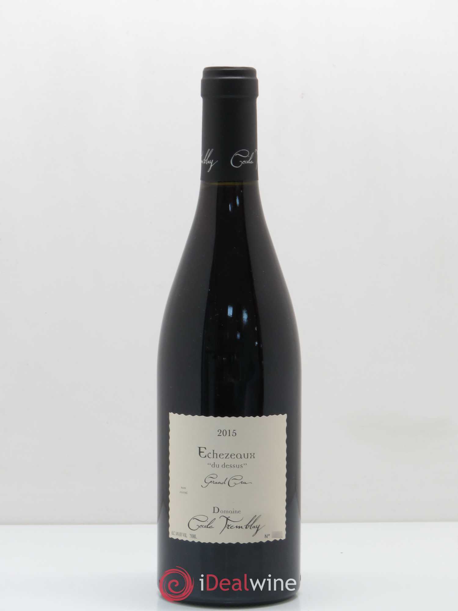 Echezeaux Grand Cru du dessus Cécile Tremblay 2015 - Lot de 1 bouteille - 0