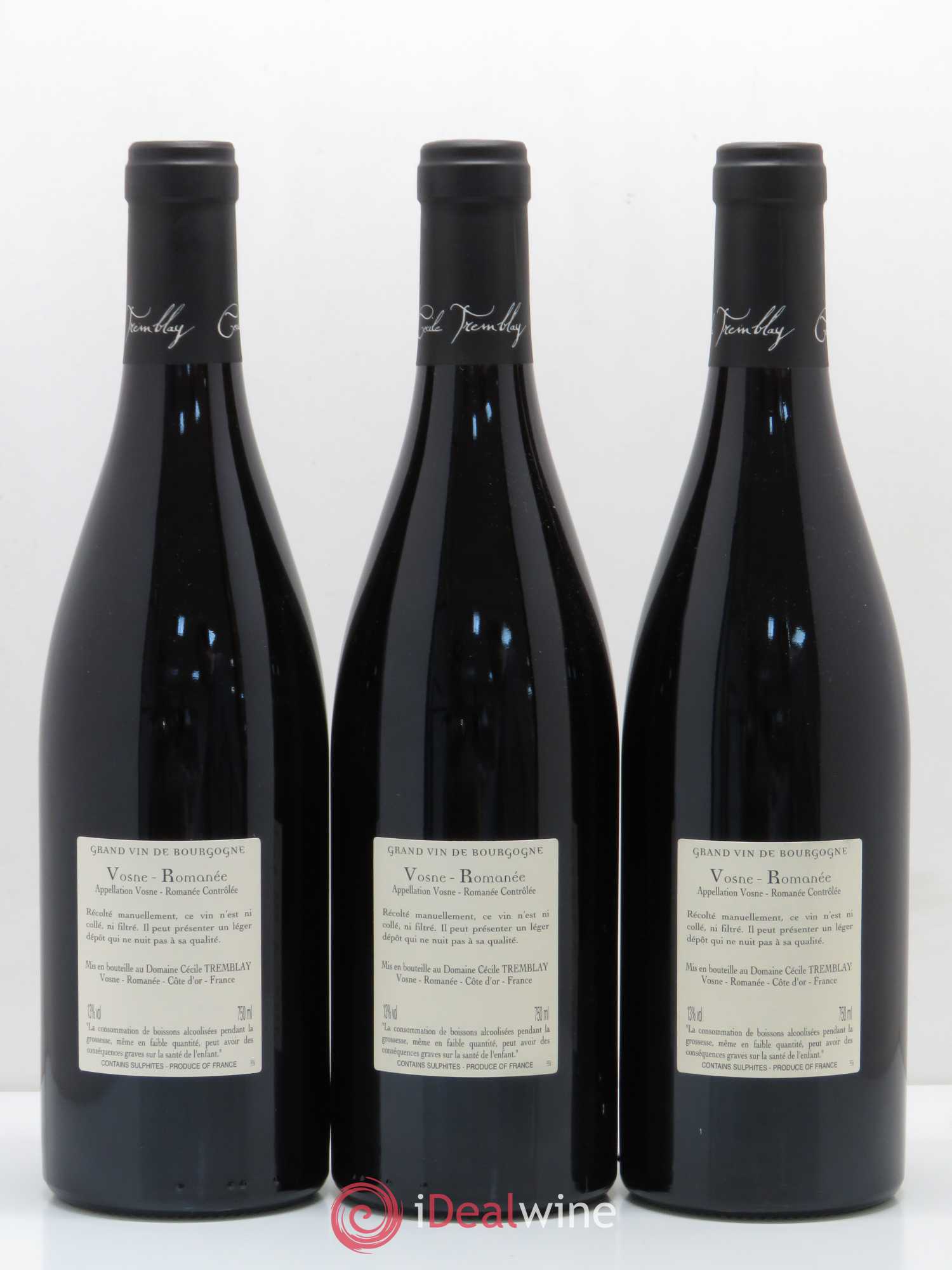 Vosne-Romanée Vieilles Vignes Cécile Tremblay 2014 - Lotto di 3 bottiglie - 1