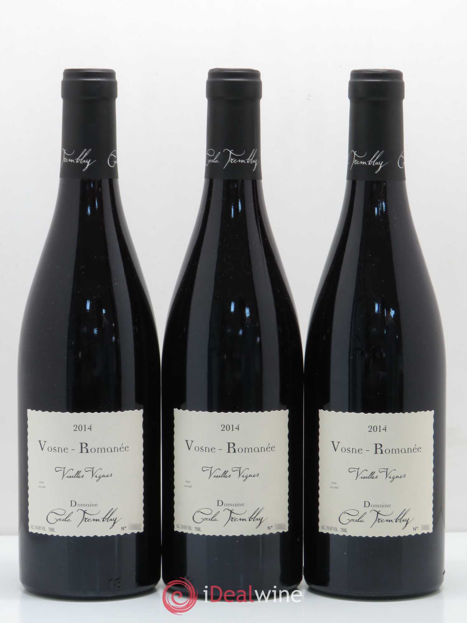Vosne-Romanée Vieilles Vignes Cécile Tremblay 2014 - Lotto di 3 bottiglie - 0