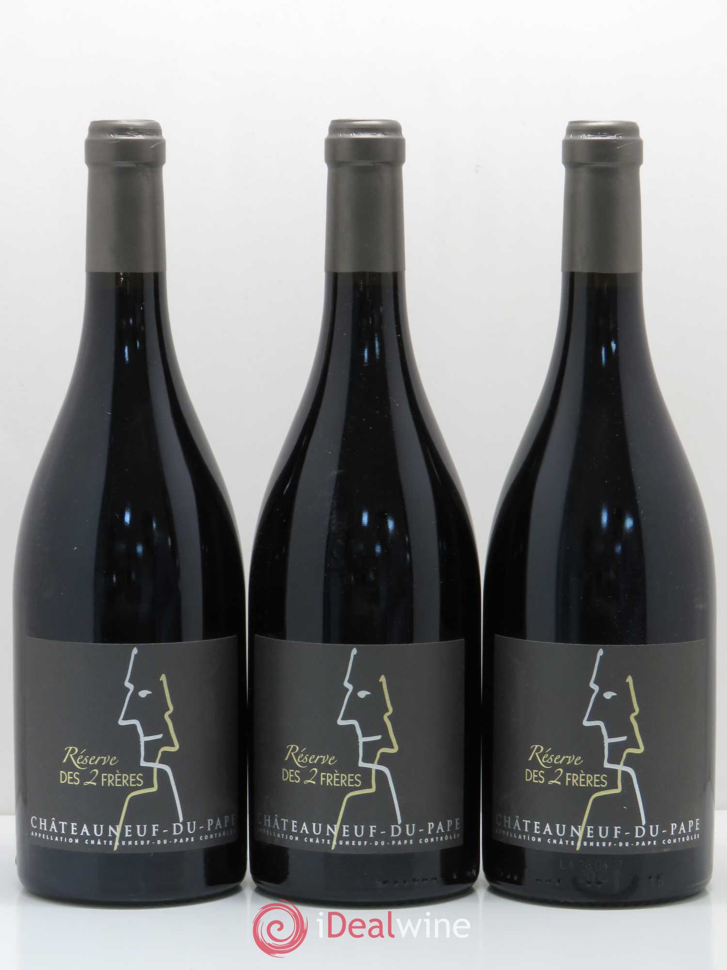 Châteauneuf-du-Pape Réserve des 2 frères Pierre Usseglio & Fils 2015 - Lot de 3 bouteilles - 0