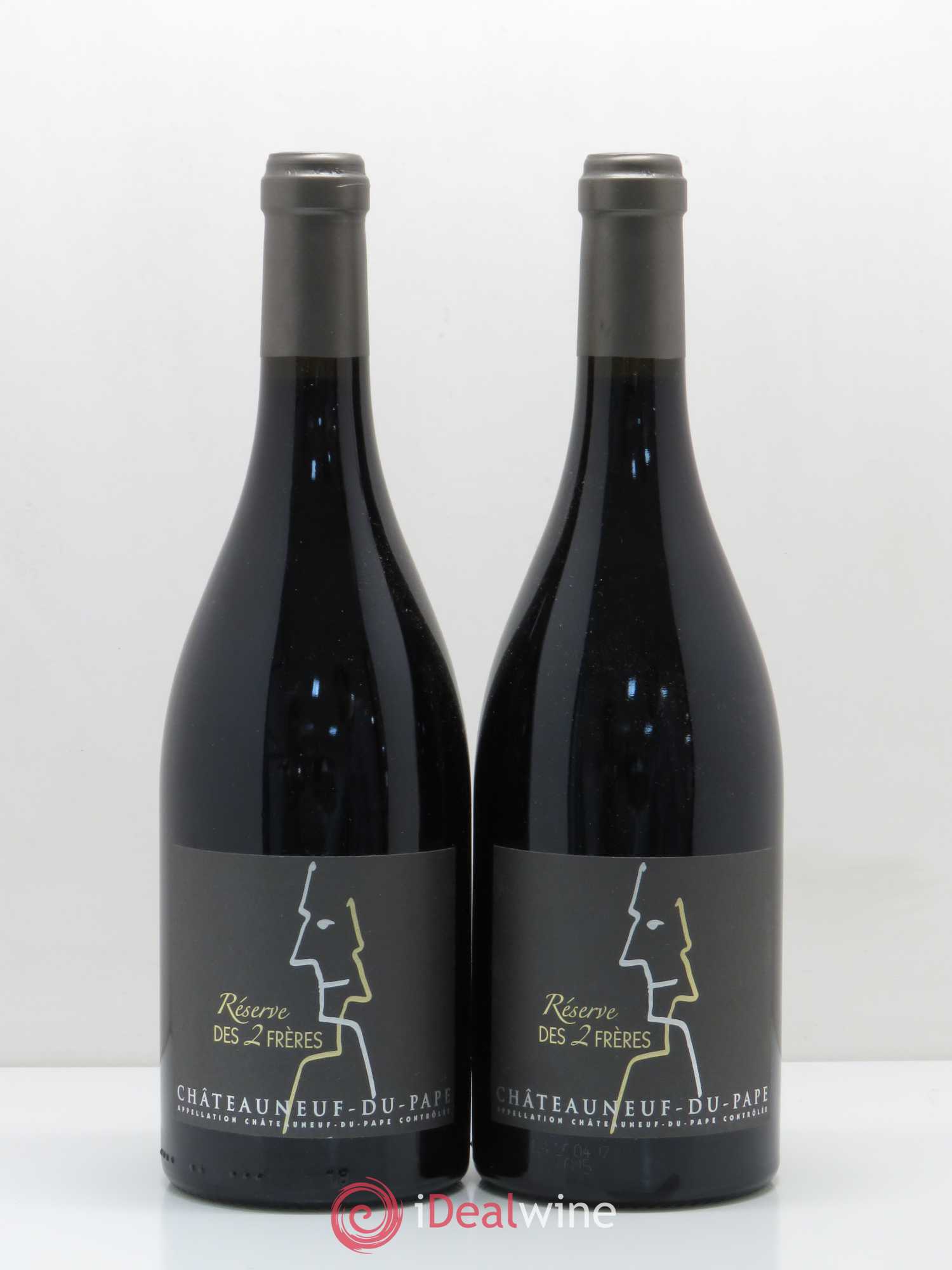 Châteauneuf-du-Pape Réserve des 2 frères Pierre Usseglio & Fils 2015 - Lot de 2 bouteilles - 0