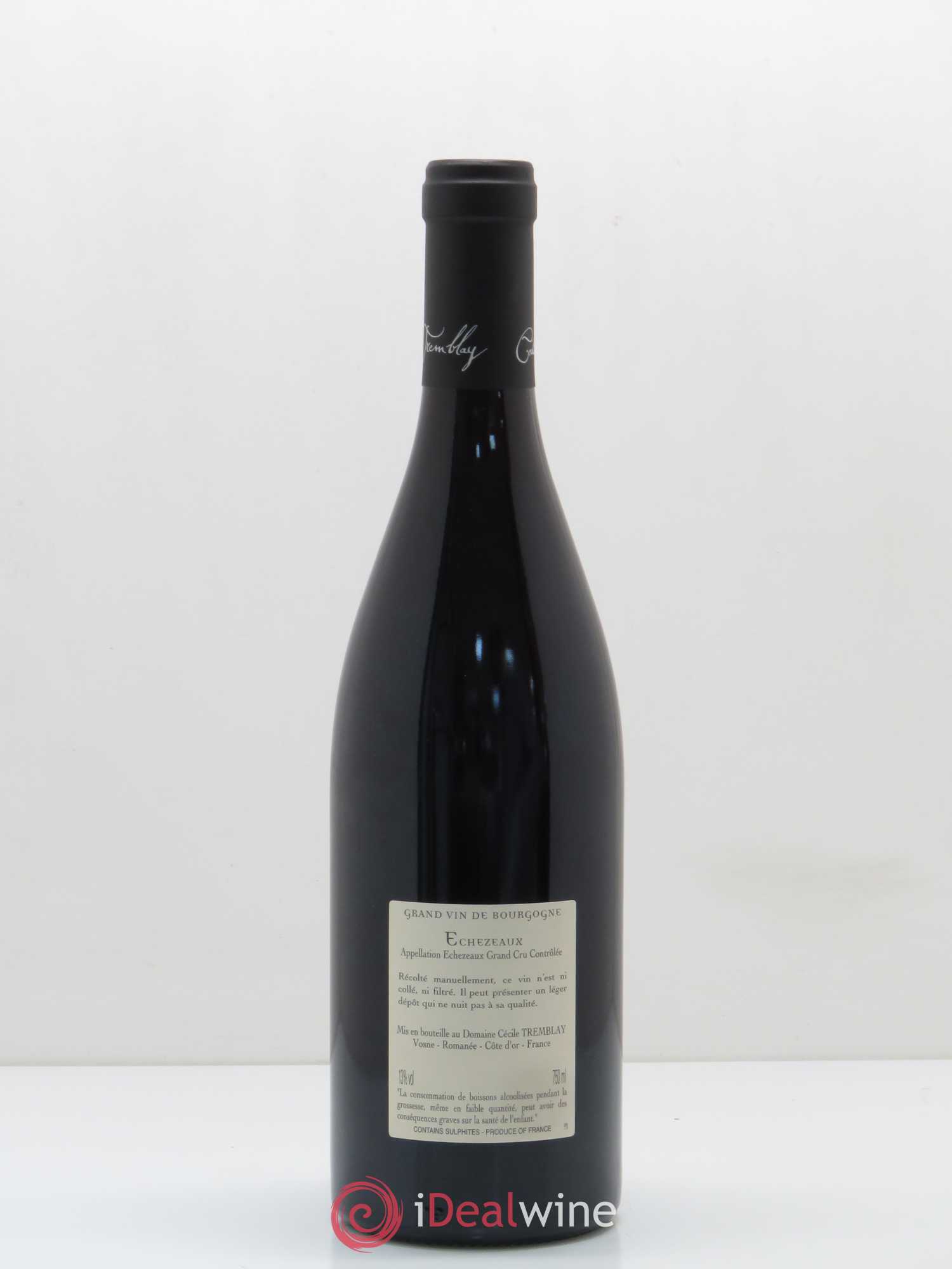 Echezeaux Grand Cru du dessus Cécile Tremblay 2016 - Lot de 1 bouteille - 1