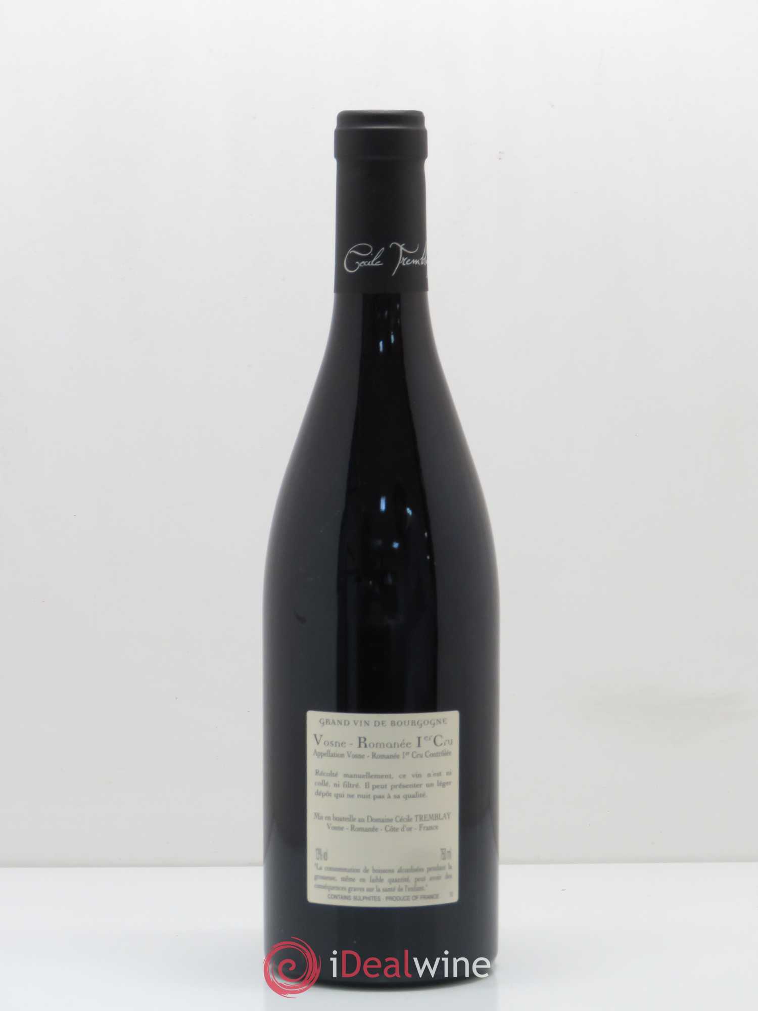 Vosne-Romanée 1er Cru Les Beaumonts (ou Beaux Monts) Cécile Tremblay 2016 - Lot de 1 bouteille - 1