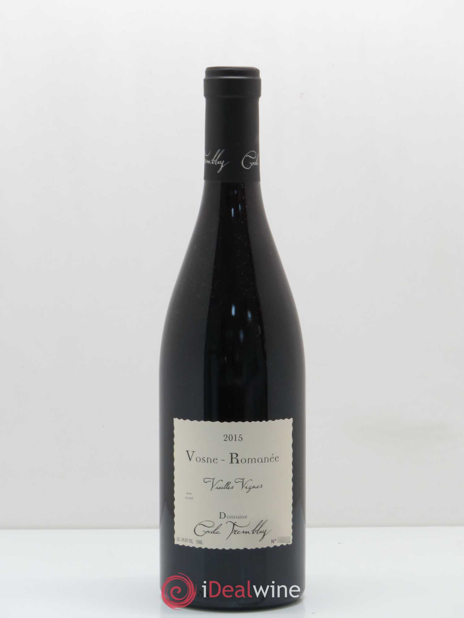 Vosne-Romanée Vieilles Vignes Cécile Tremblay 2015 - Lot de 1 bouteille - 0