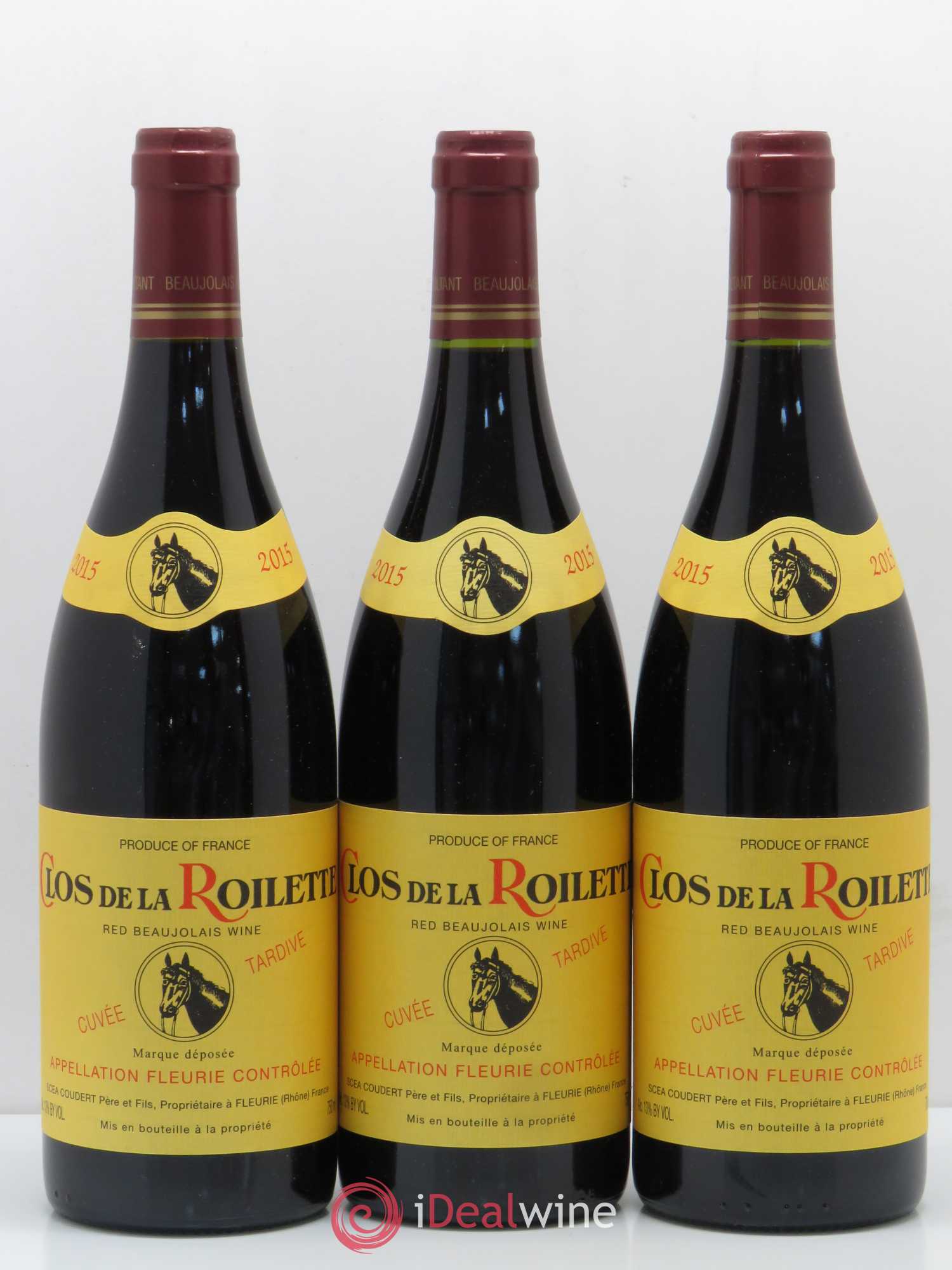 Fleurie Cuvée Tardive Clos de la Roilette (sans prix de réserve) 2015 - Lot de 6 bouteilles - 2