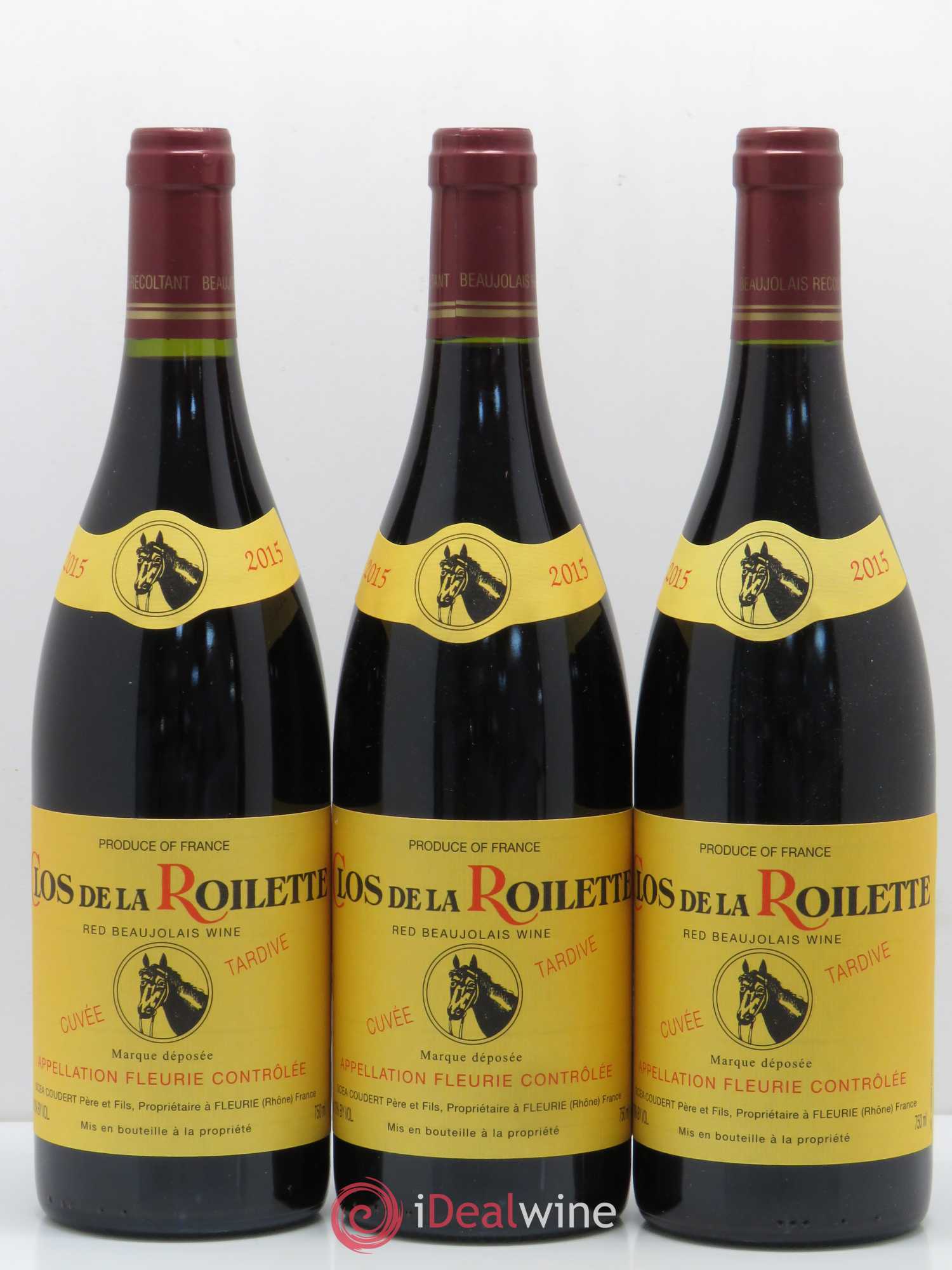 Fleurie Cuvée Tardive Clos de la Roilette  (senza prezzo di riserva) 2015 - Lotto di 6 bottiglie - 2