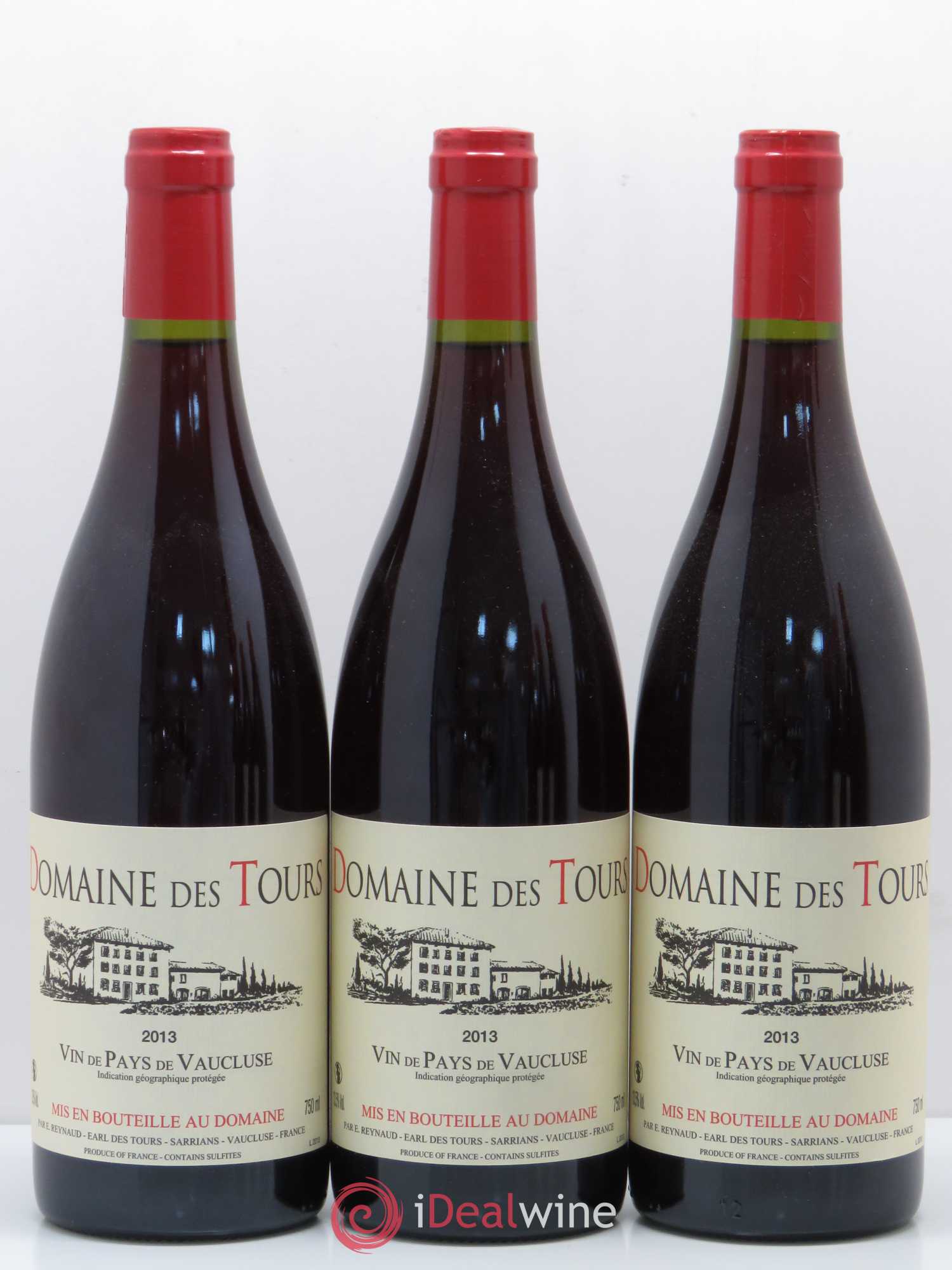 Vaucluse (Vin de Pays de Vaucluse) Domaine des Tours Emmanuel Reynaud 2013 - Lot de 6 bouteilles - 1