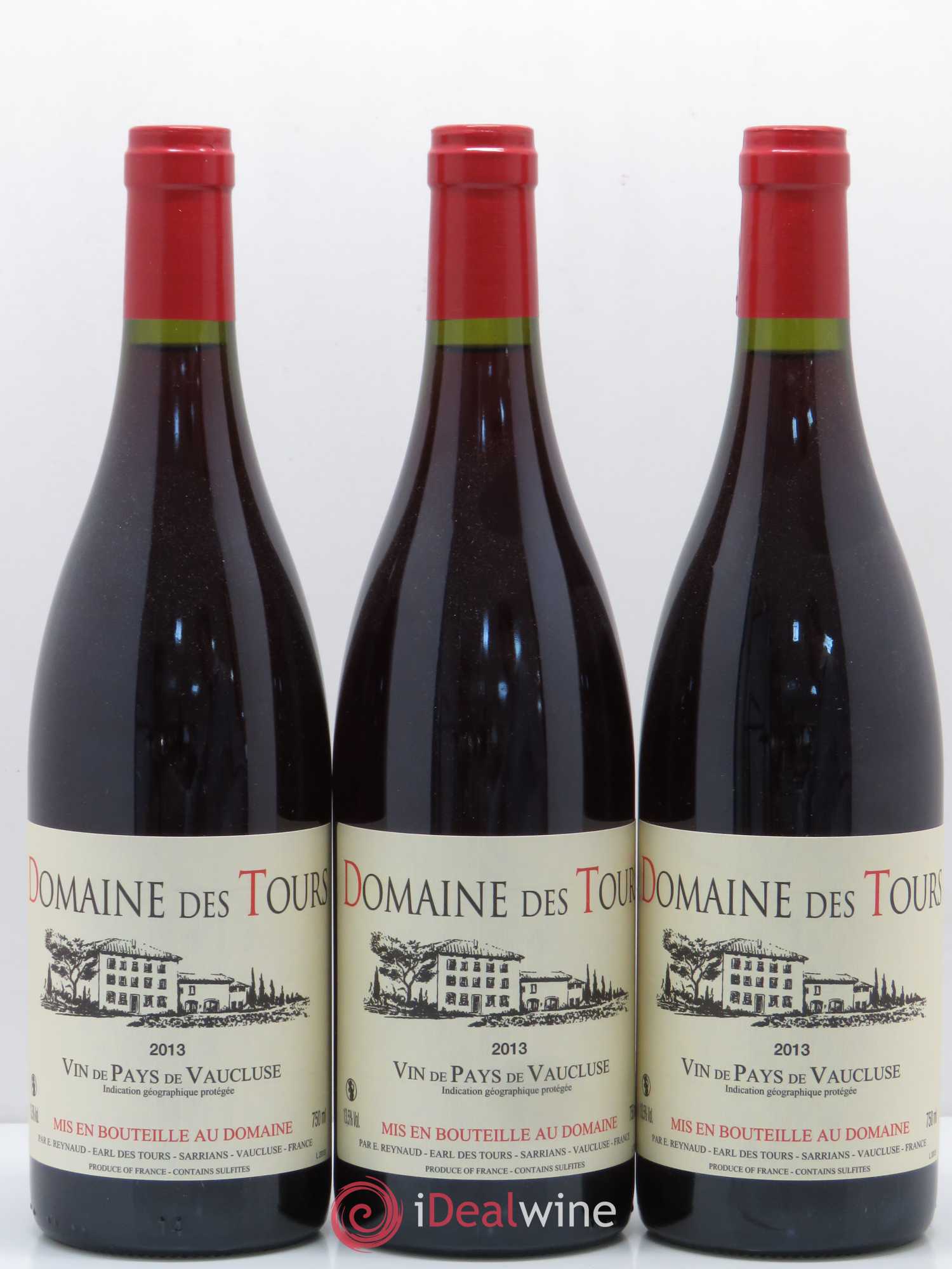 Vaucluse (Vin de Pays de Vaucluse) Domaine des Tours Emmanuel Reynaud 2013 - Lot de 6 bouteilles - 2