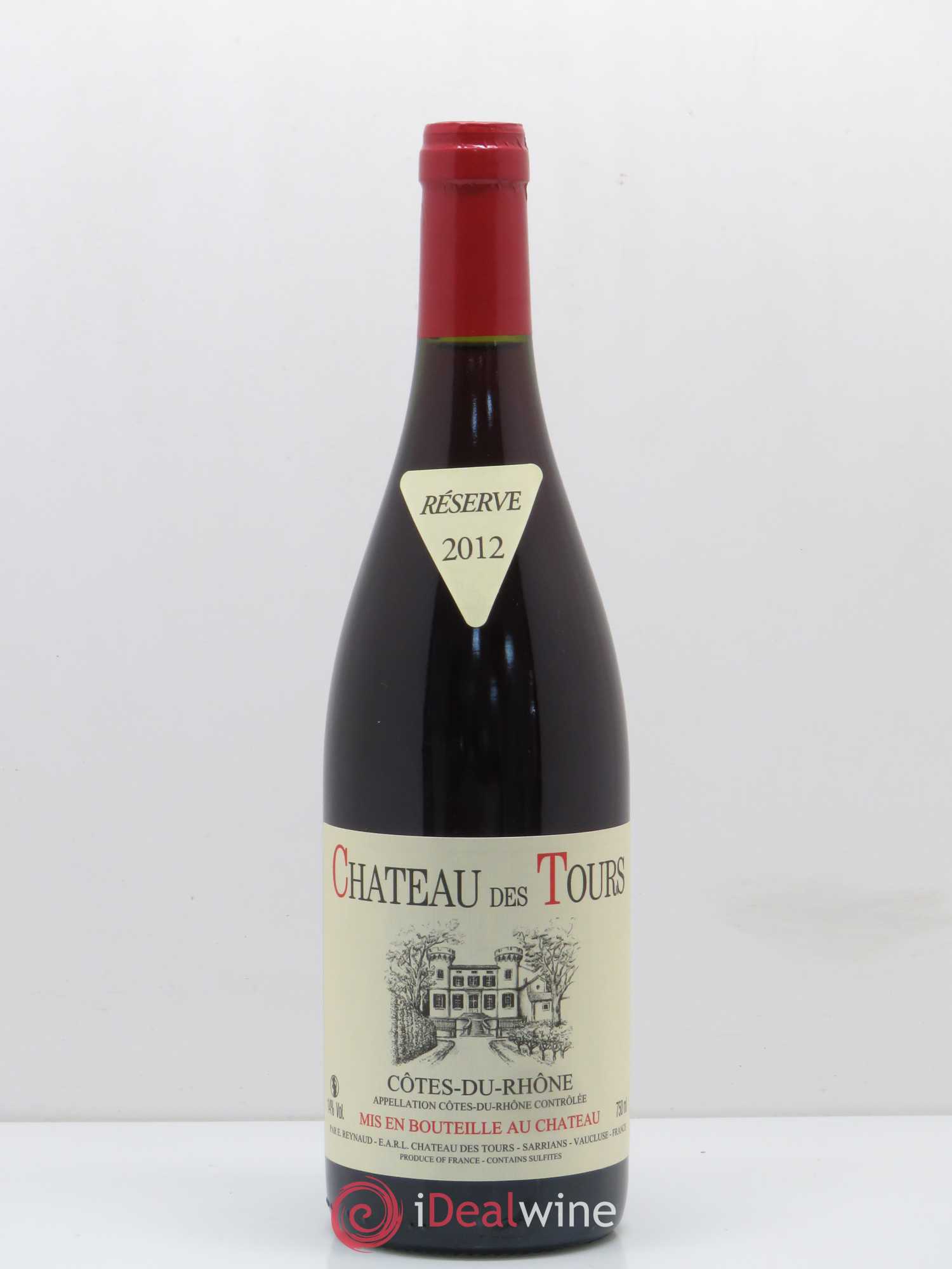 Côtes-du-Rhône Château des Tours Emmanuel Reynaud 2012 - Lot de 1 bouteille - 0