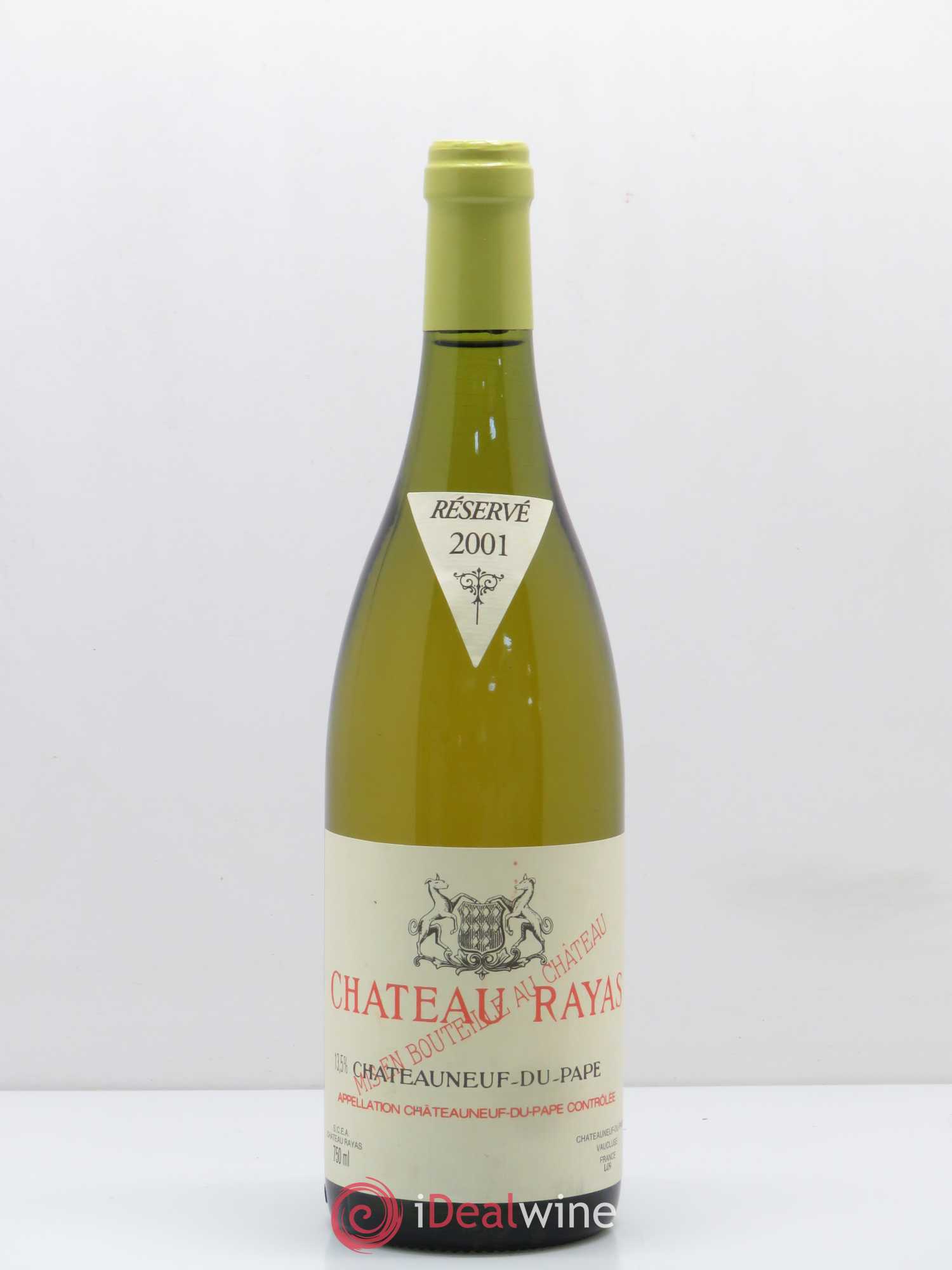Châteauneuf-du-Pape Château Rayas Emmanuel Reynaud 2001 - Lot de 1 bouteille - 0