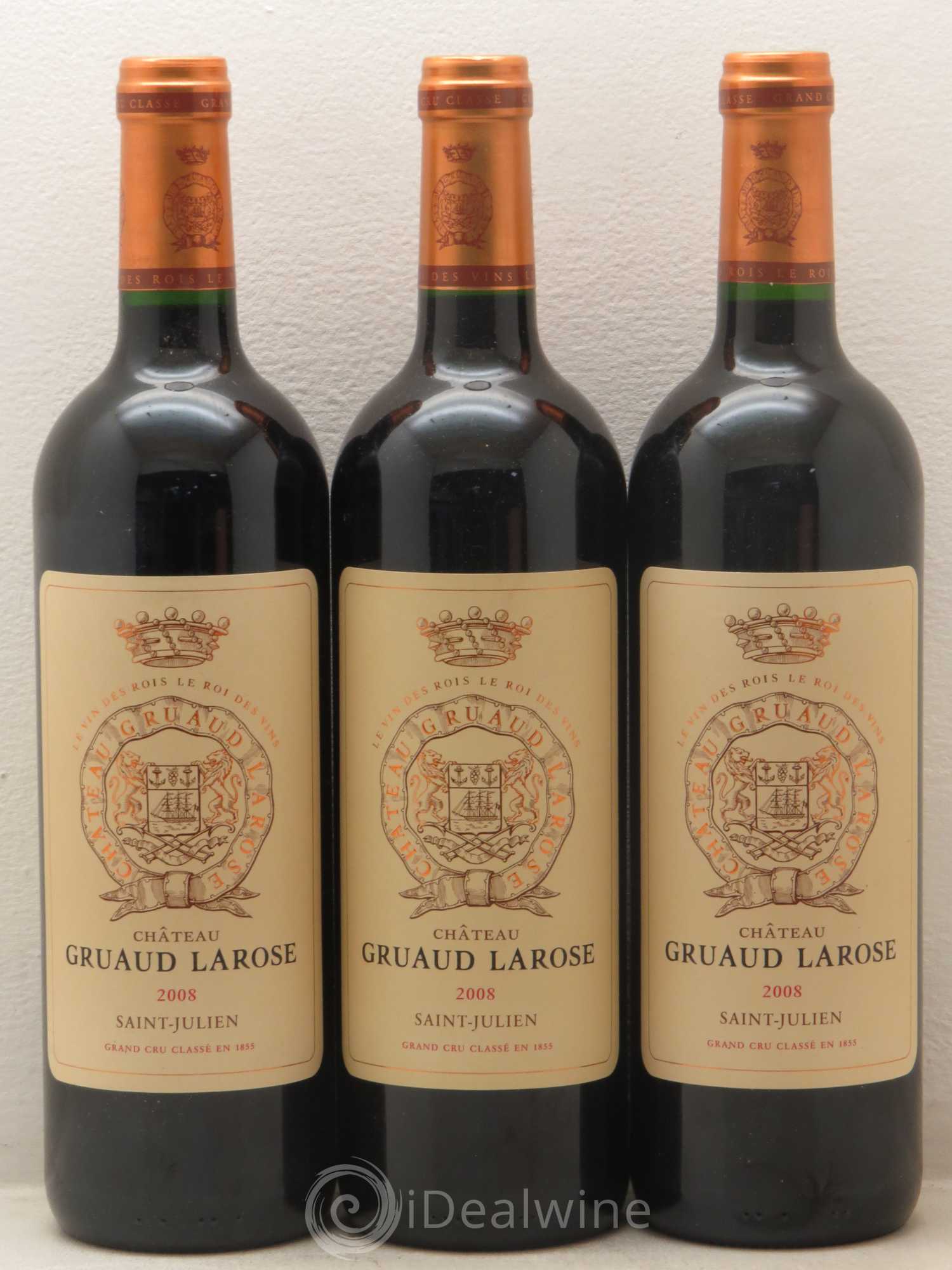 Château Gruaud Larose 2ème Grand Cru Classé 2008 - Lot de 3 bouteilles - 0