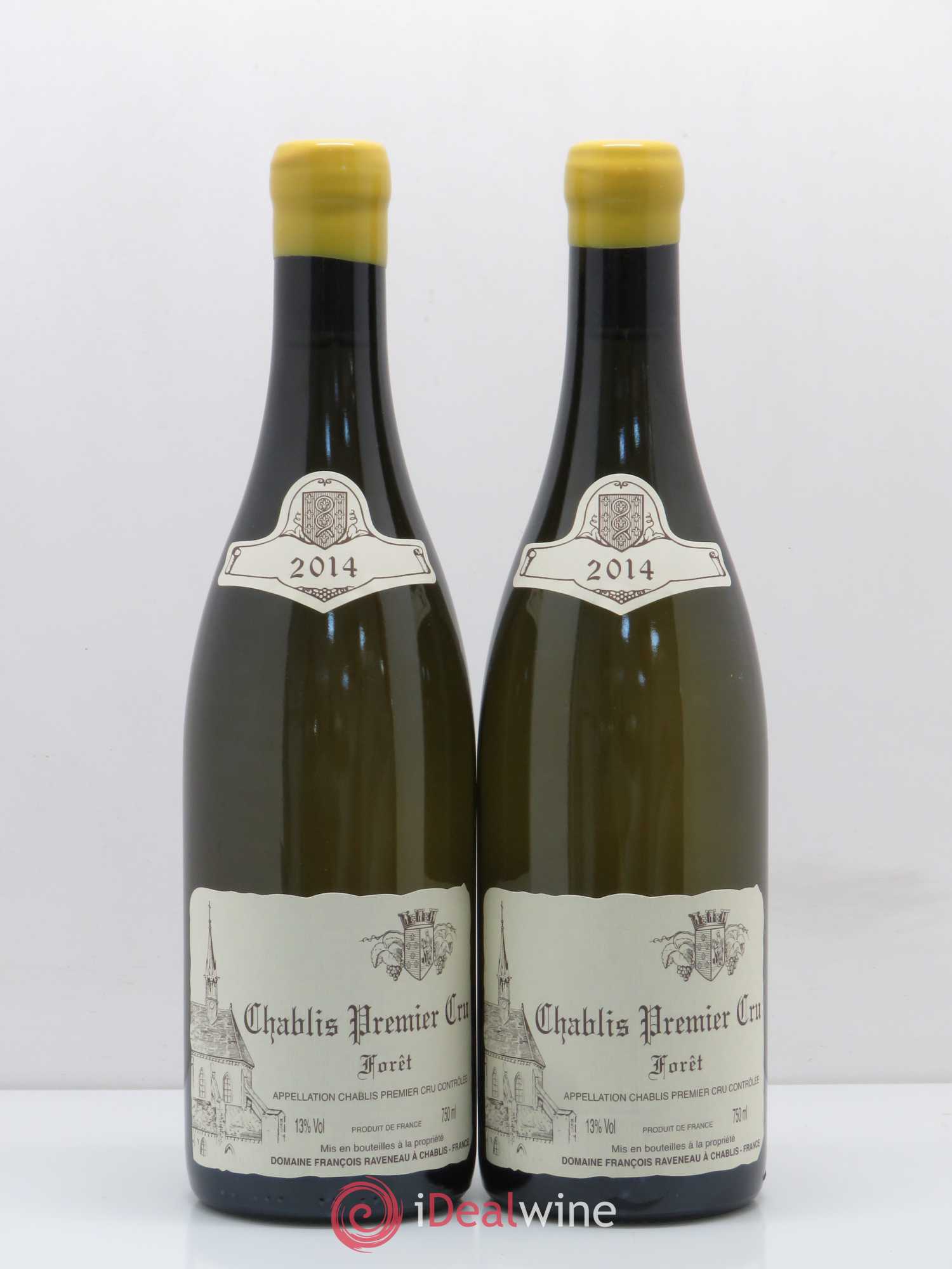 Chablis 1er Cru Forêt Raveneau (Domaine) 2014 - Lot de 2 bouteilles - 0