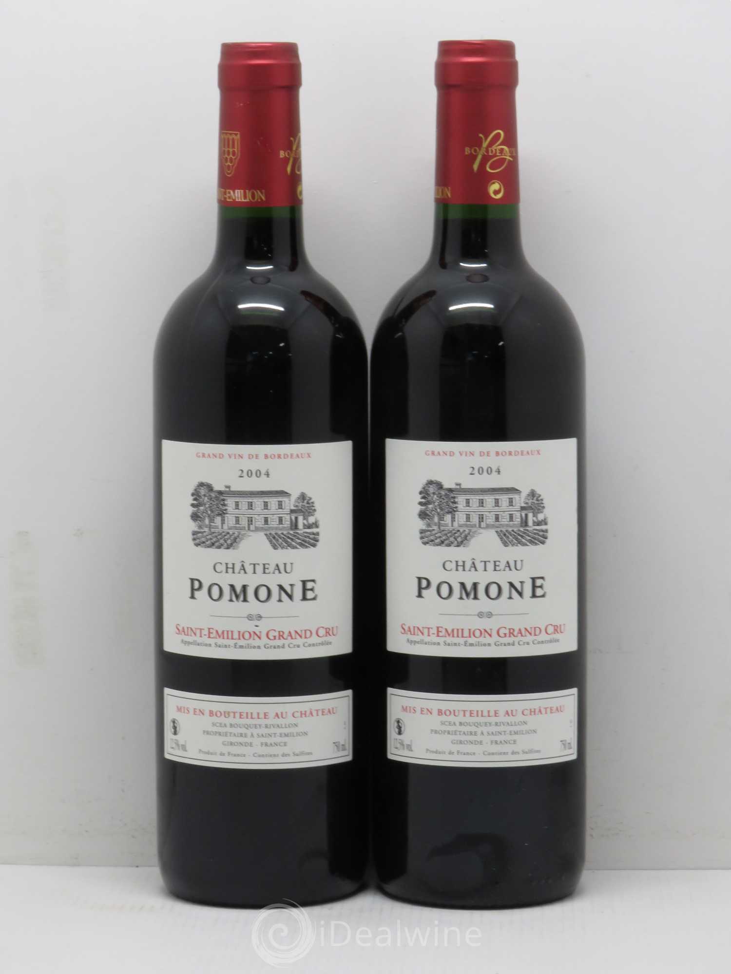 Saint-Émilion Château Pomone 2004 - Lot de 5 bouteilles - 2
